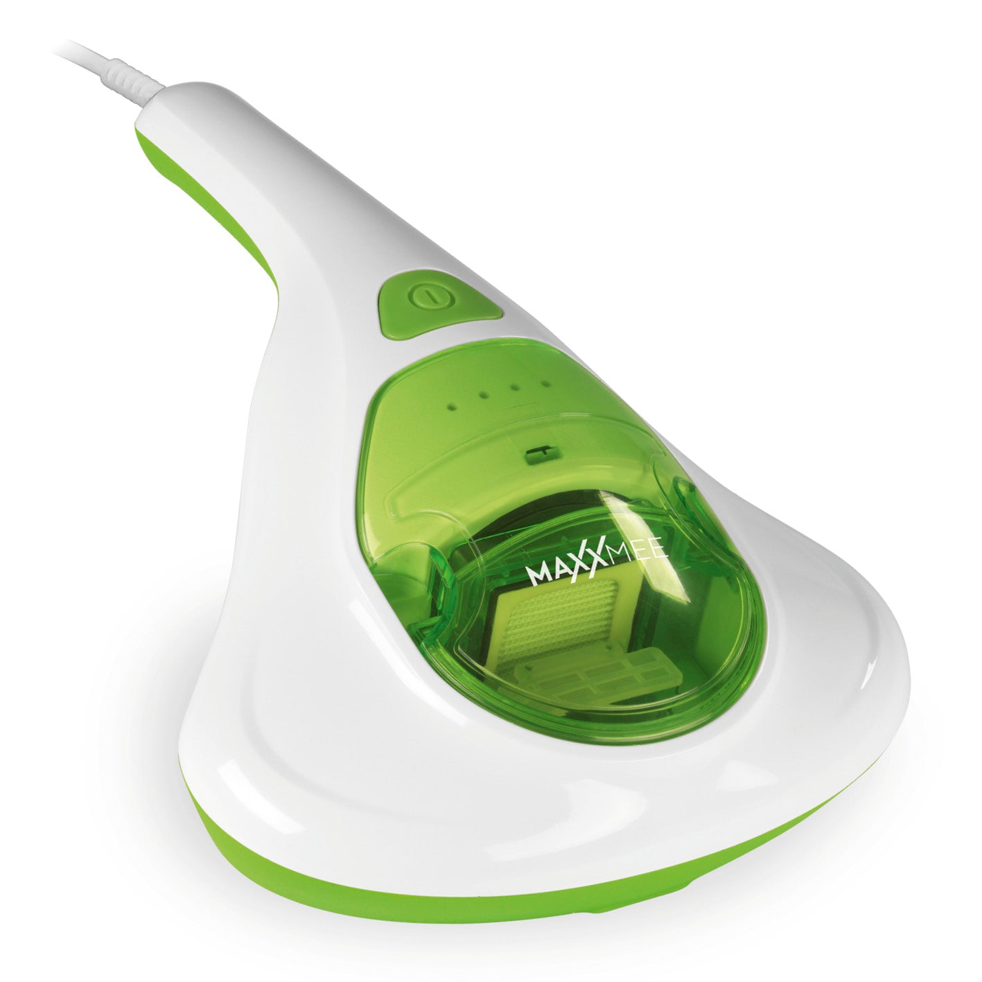 Milbensauger Vibration - HEPA-13-Filter - weiß/limegreen