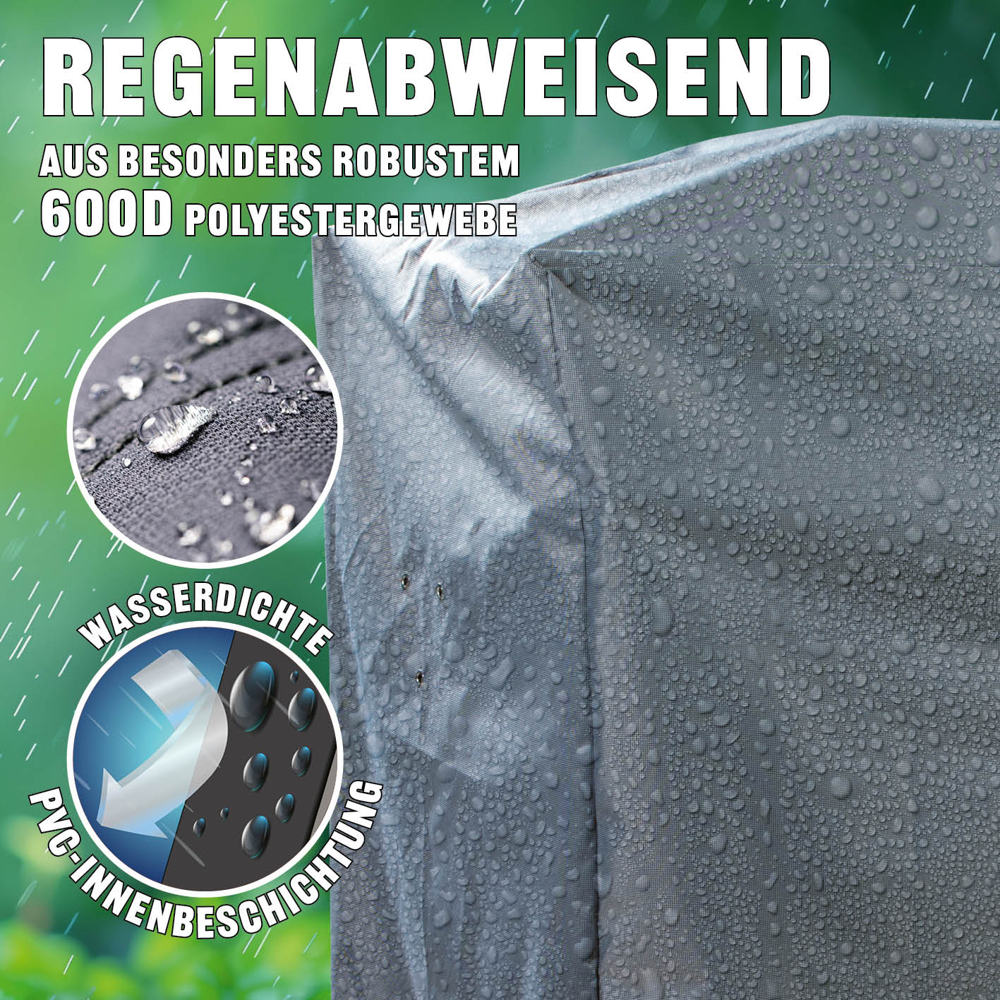 Premium Wetterschutzhaube - 62 x 148 x 120 cm