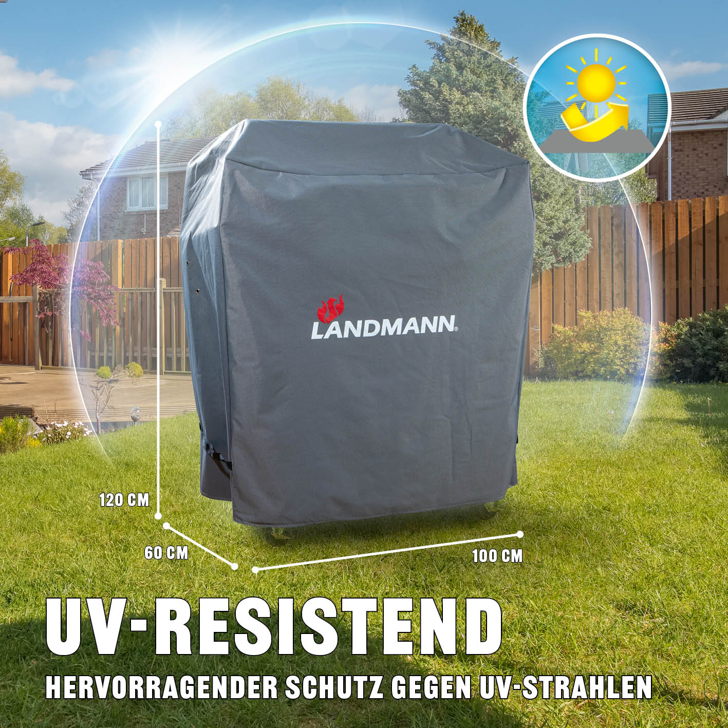 Premium Wetterschutzhaube - 60 x 96 x 120 cm