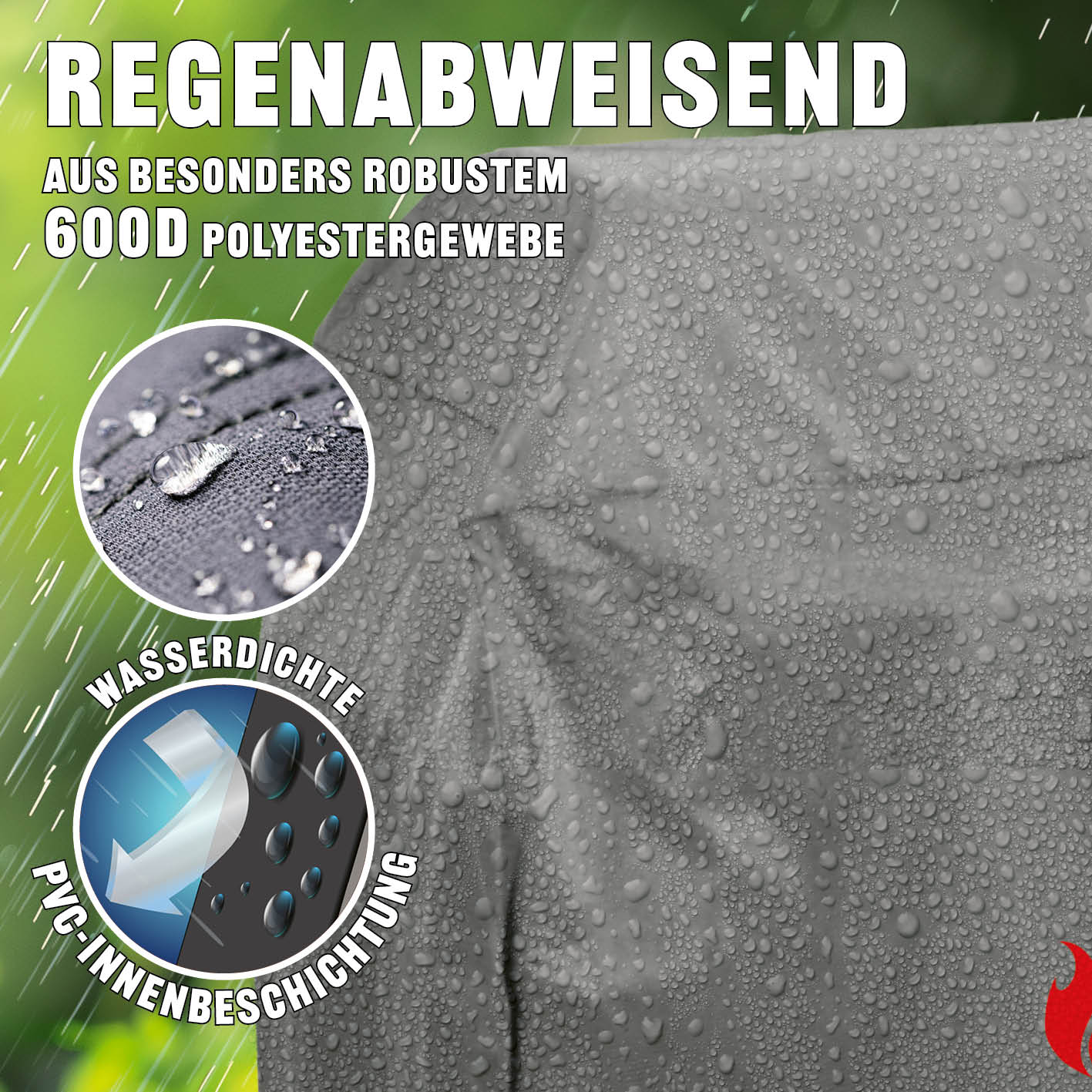 Premium Wetterschutzhaube - 60 x 96 x 120 cm