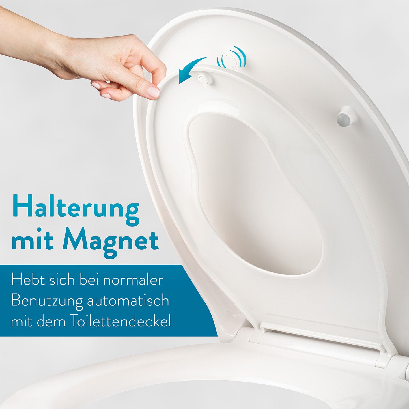 Kinder-Toilettendeckel - Weiß