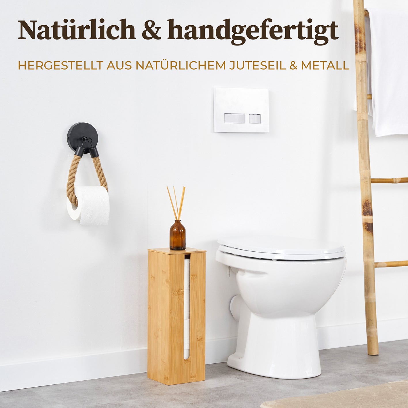 Toilettenpapierhalter - Mattschwarz