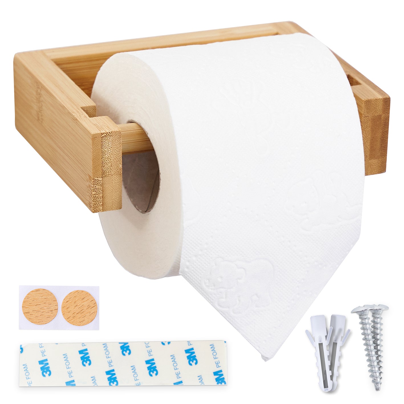 Toilettenpapierhalter Bambus