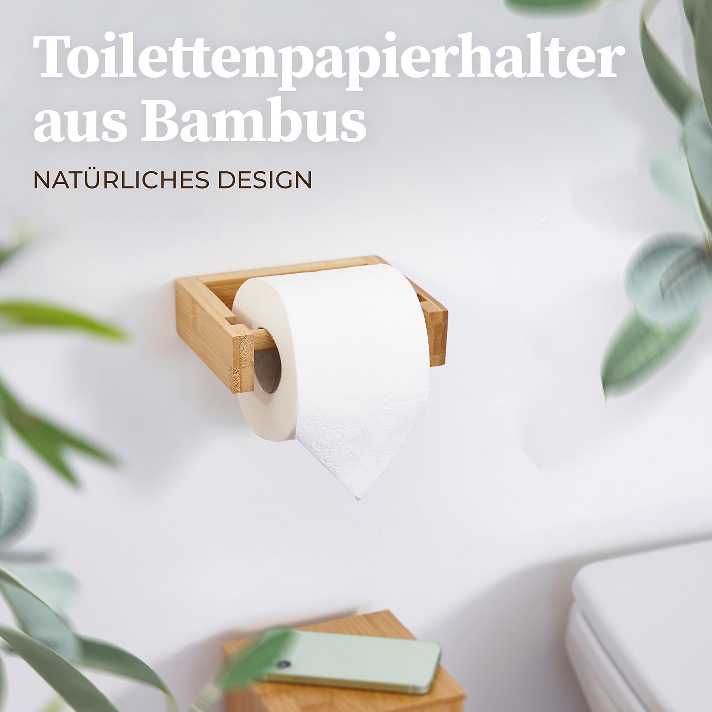 Toilettenpapierhalter Bambus