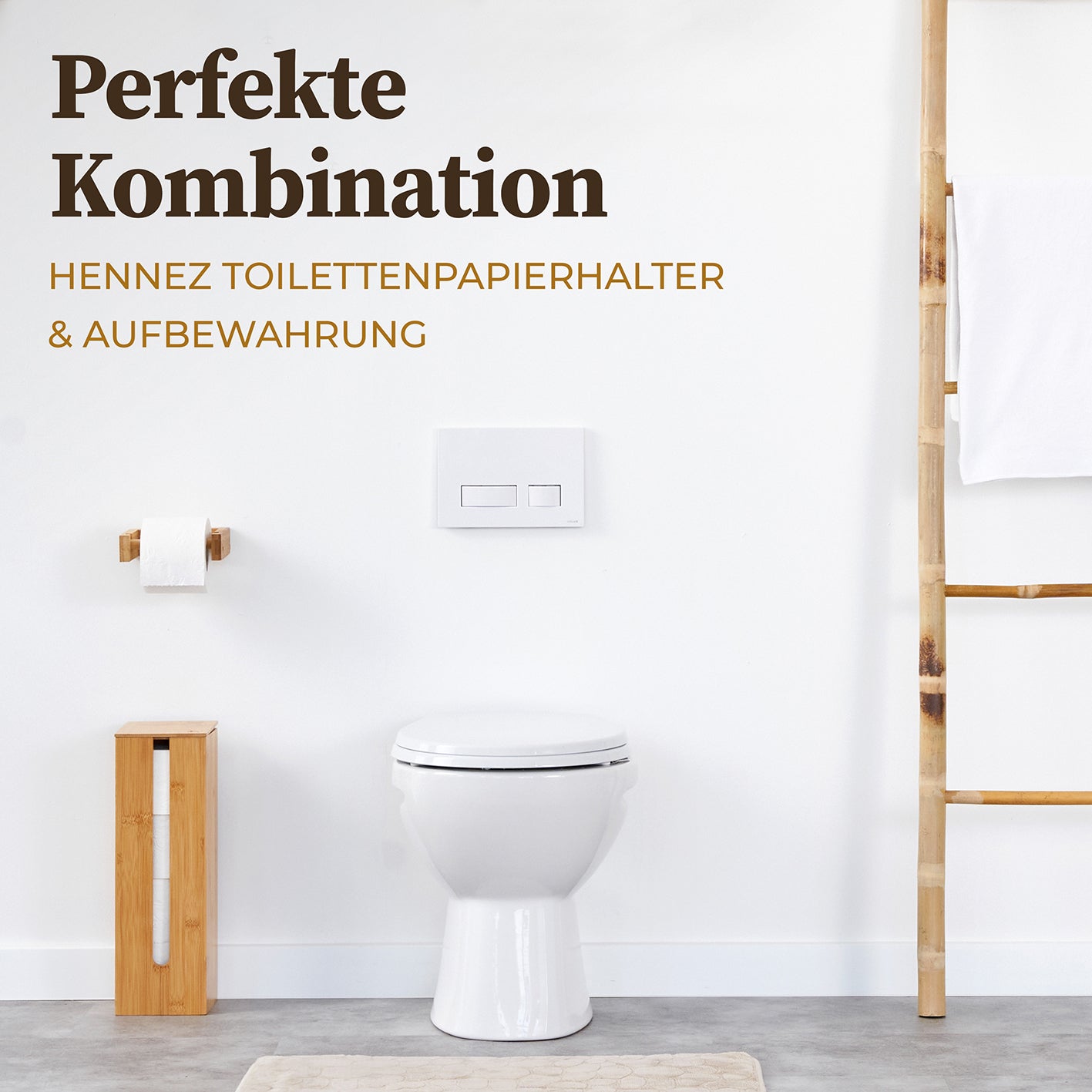 Toilettenpapierhalter Bambus