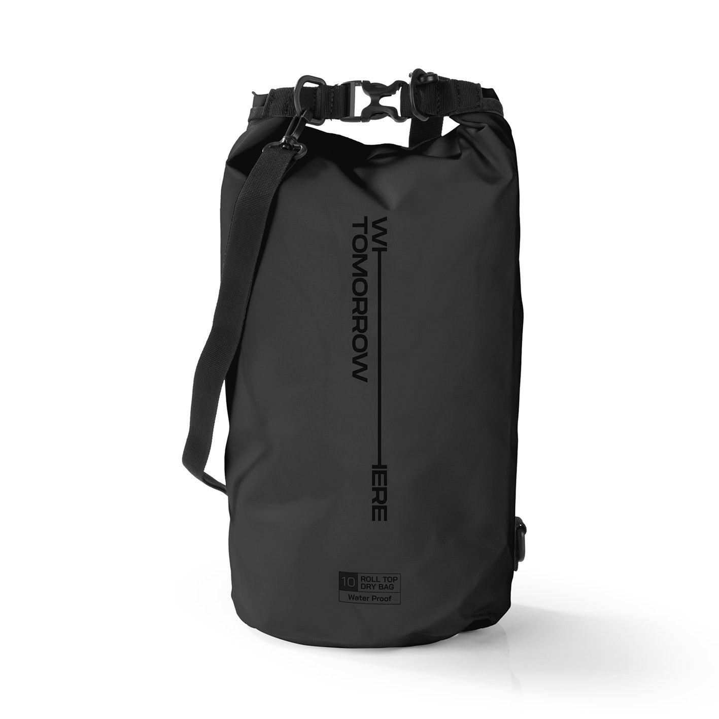 Dry Bag 10L - Style 02 - Schwarz