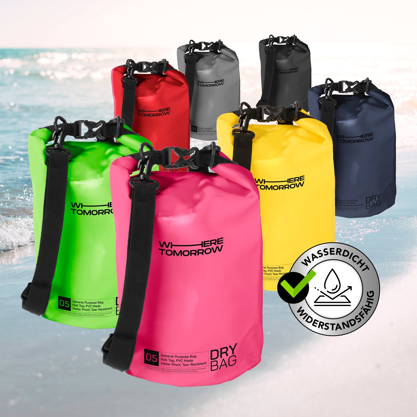 Dry Bag 5L - Style 01 - Pink