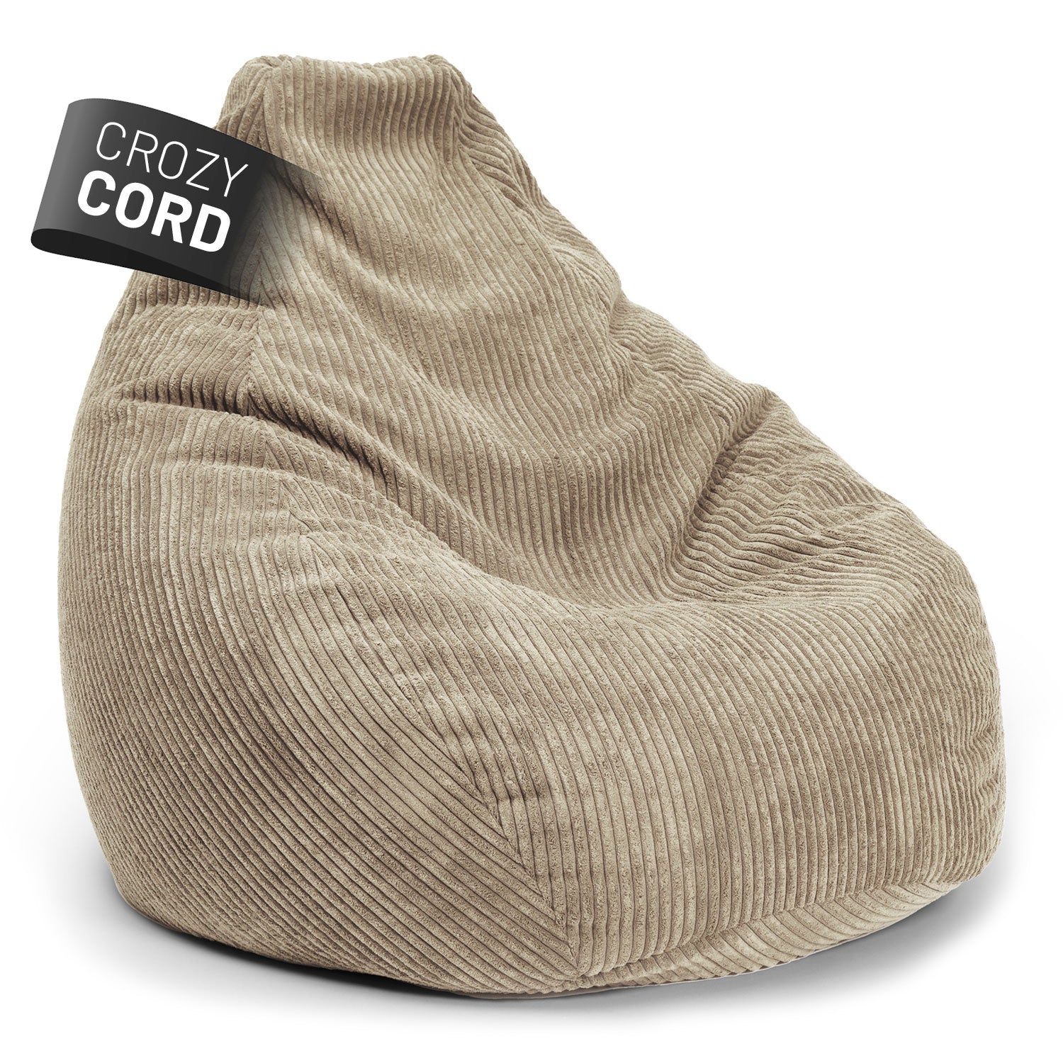 Sitzsack GIANT aus der Cord-Reihe - Beige