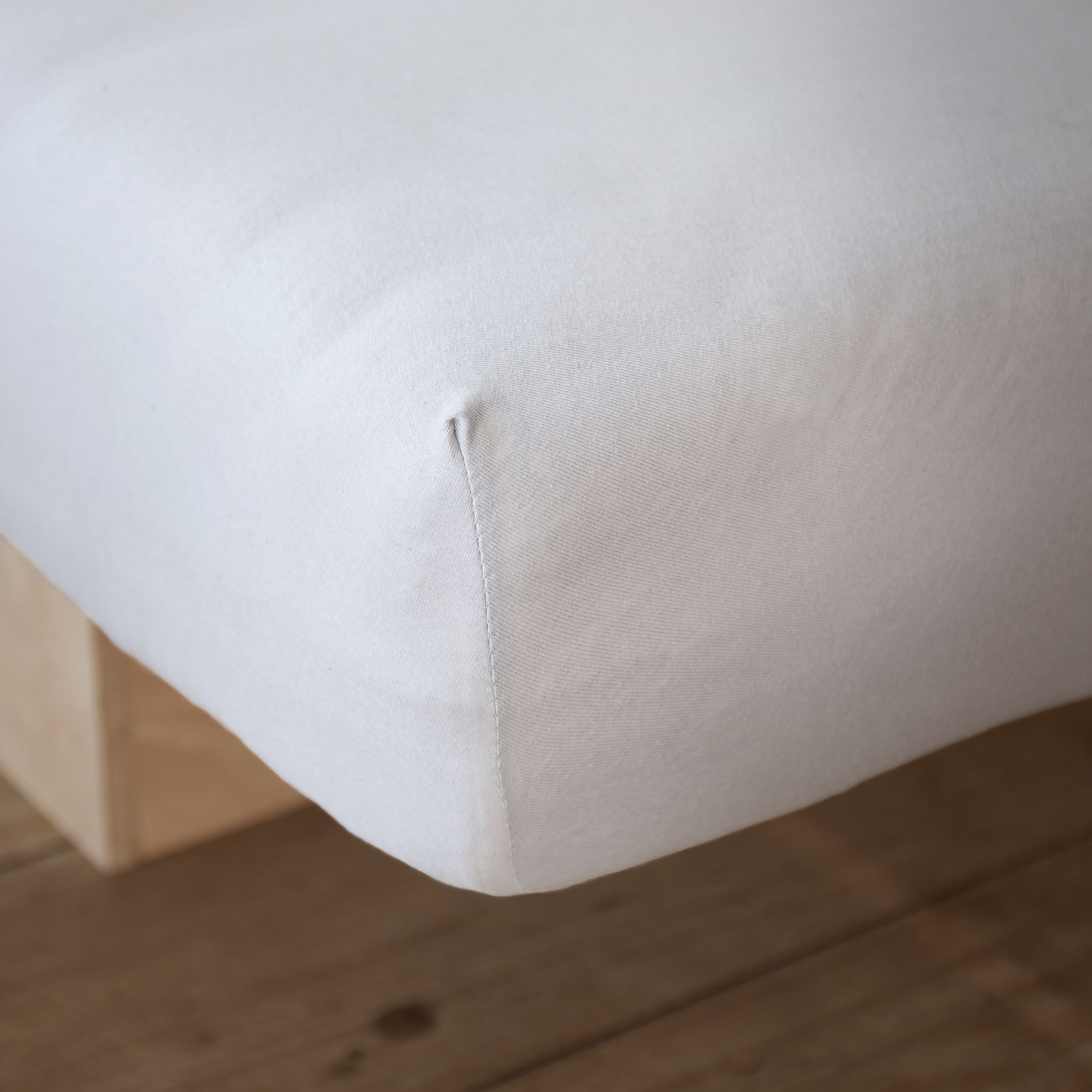 Comfort Jersey Spannbettlaken - 160 g/m² 100% Baumwolle - 180-200 x 200 cm - Weiß