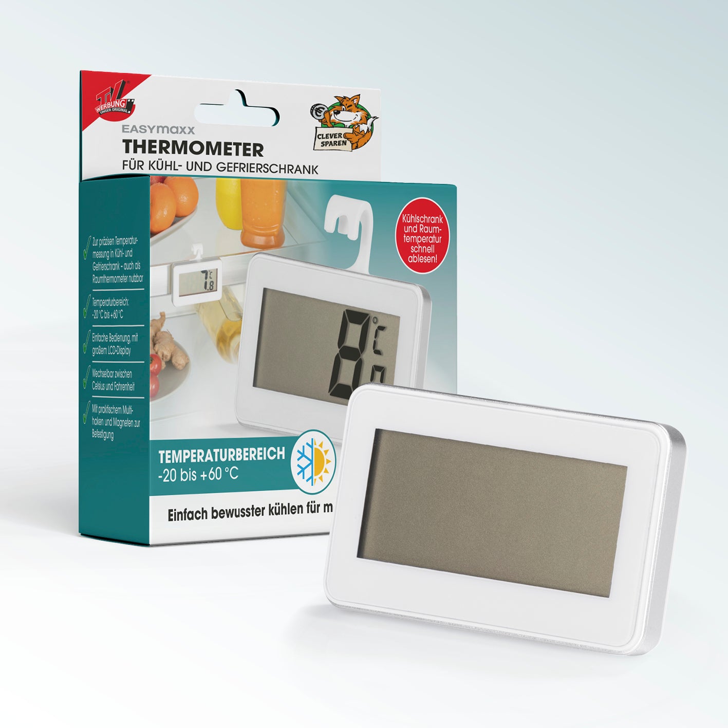 Kühlschrank Thermometer - Weiß