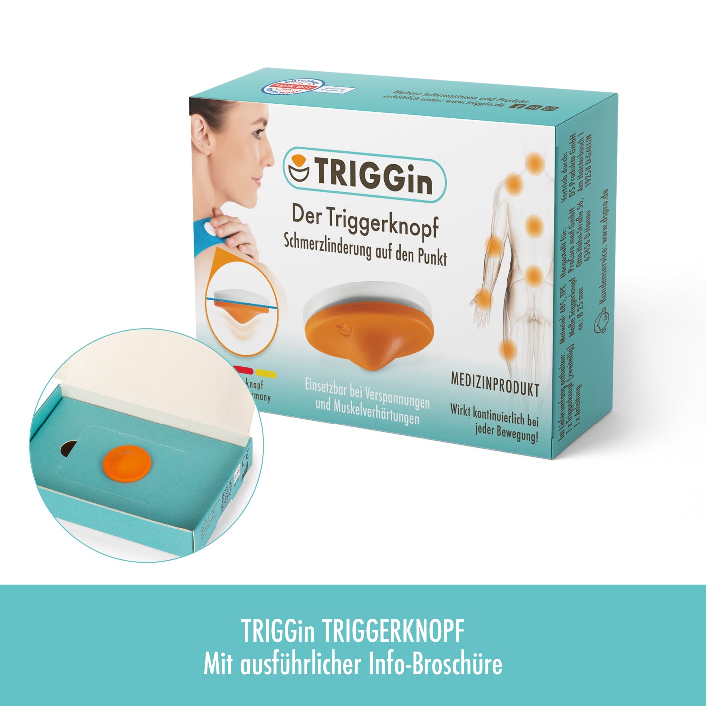 Triggerknopf - 3er-Set