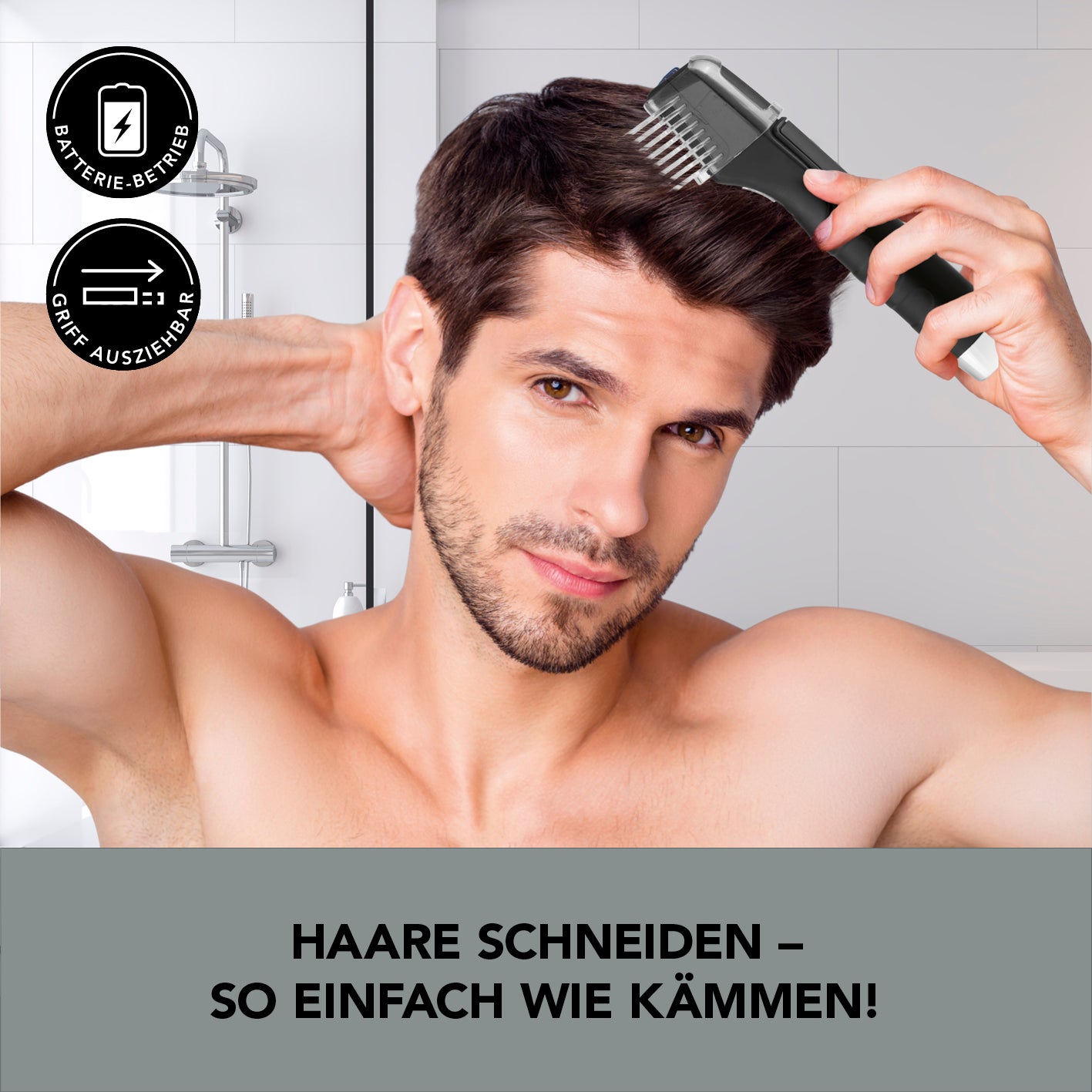 Rasierer Smart Trimm - Haarschneider mit 5 Aufsätzen