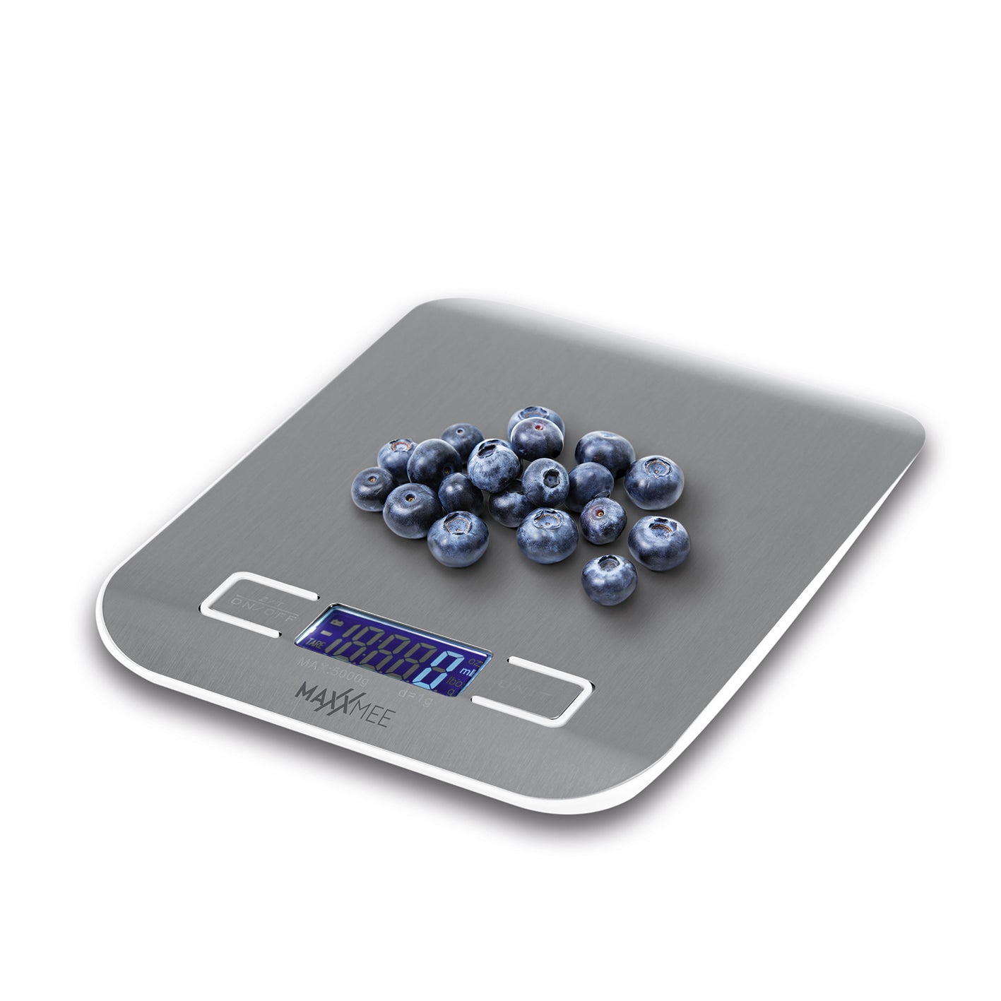 Digital-Küchenwaage - Grammgenaues Abwiegen von 1 g bis 5 kg - Edelstahl