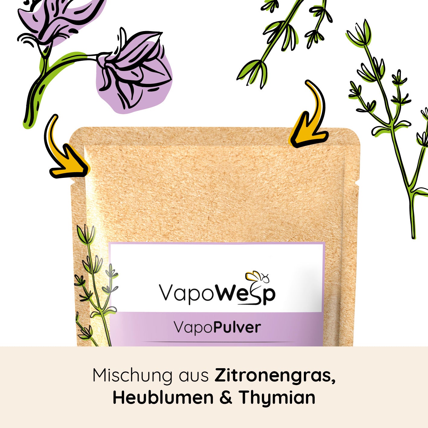 Pulver Hay Flowers & Thyme - 100 g