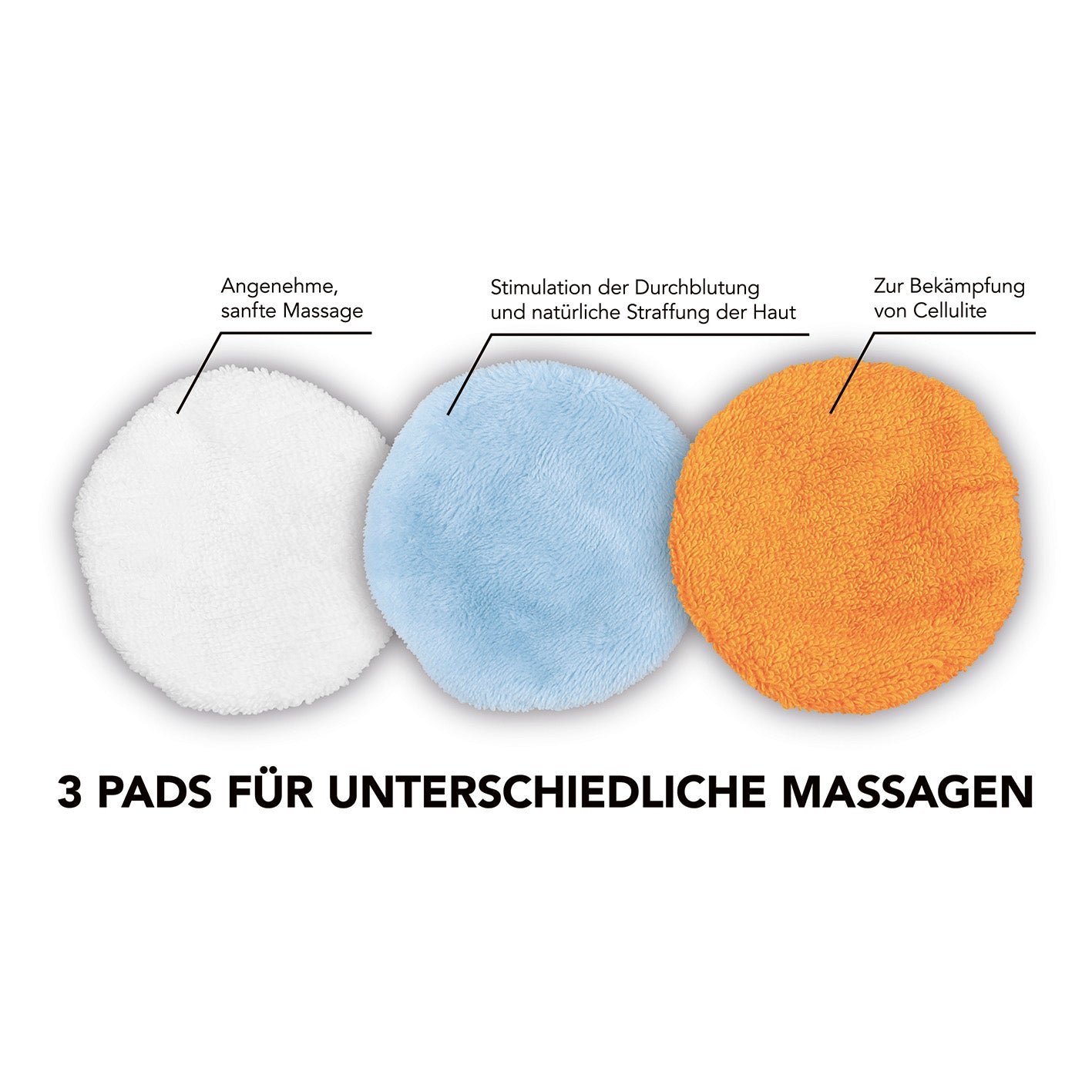 Massagegerät Anti-Cellulite - weiß/rosegold