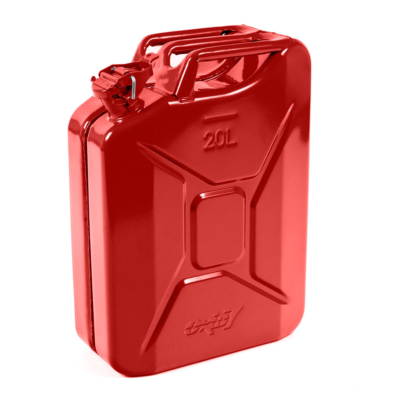3x Metall Benzinkanister 20l - Rot