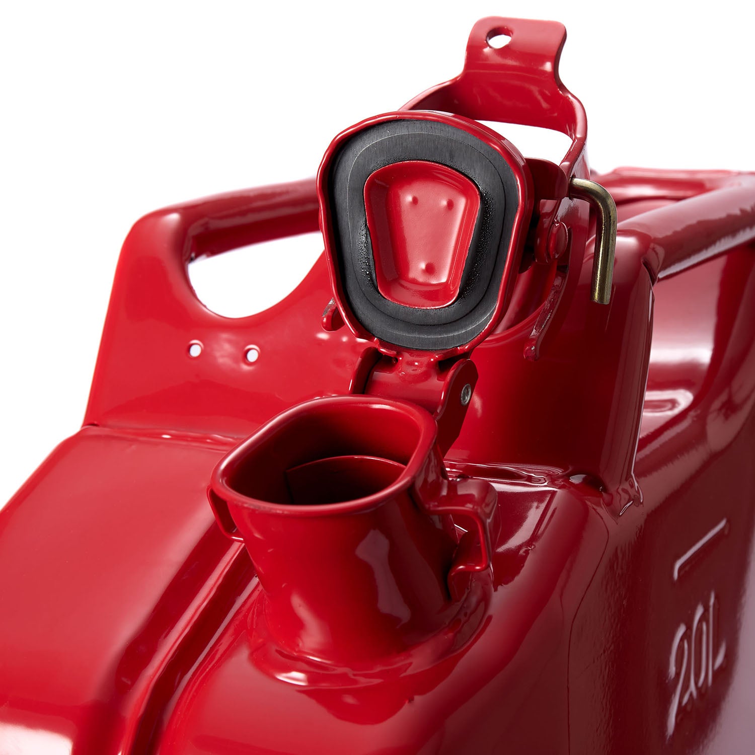 Metall Benzinkanister Kraftstoffkanister rot 20 Liter