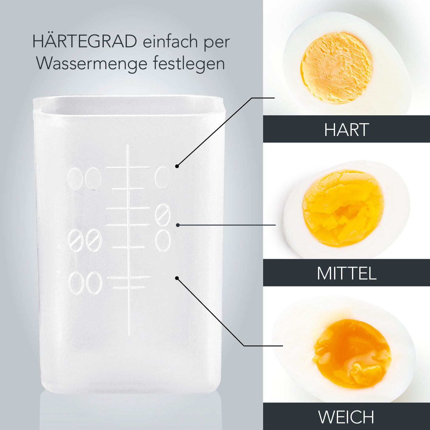Eierkocher Kompakt 2.0 - schwarz matt
