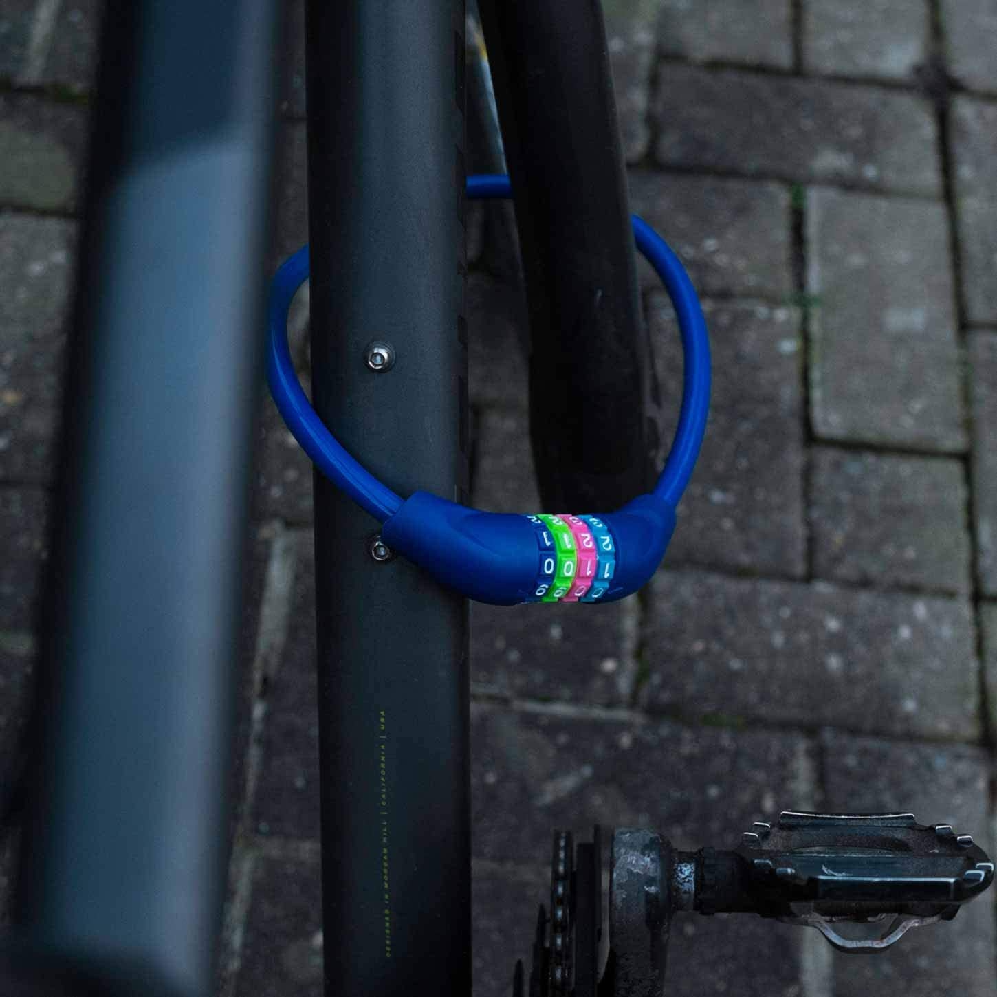 Fahrradschloss »Protector« - Zahlenschloss - ca. 60 cm lang - himmelblau