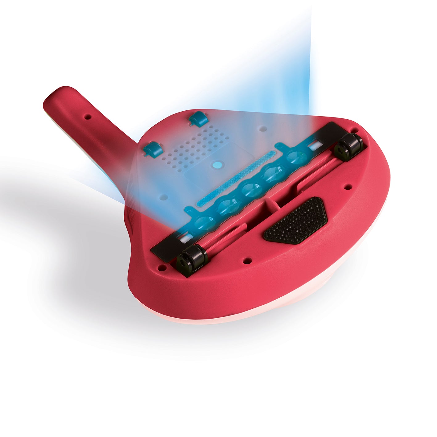 Akku-Milben-Handstaubsauger mit UV-C Licht - weiß/rot