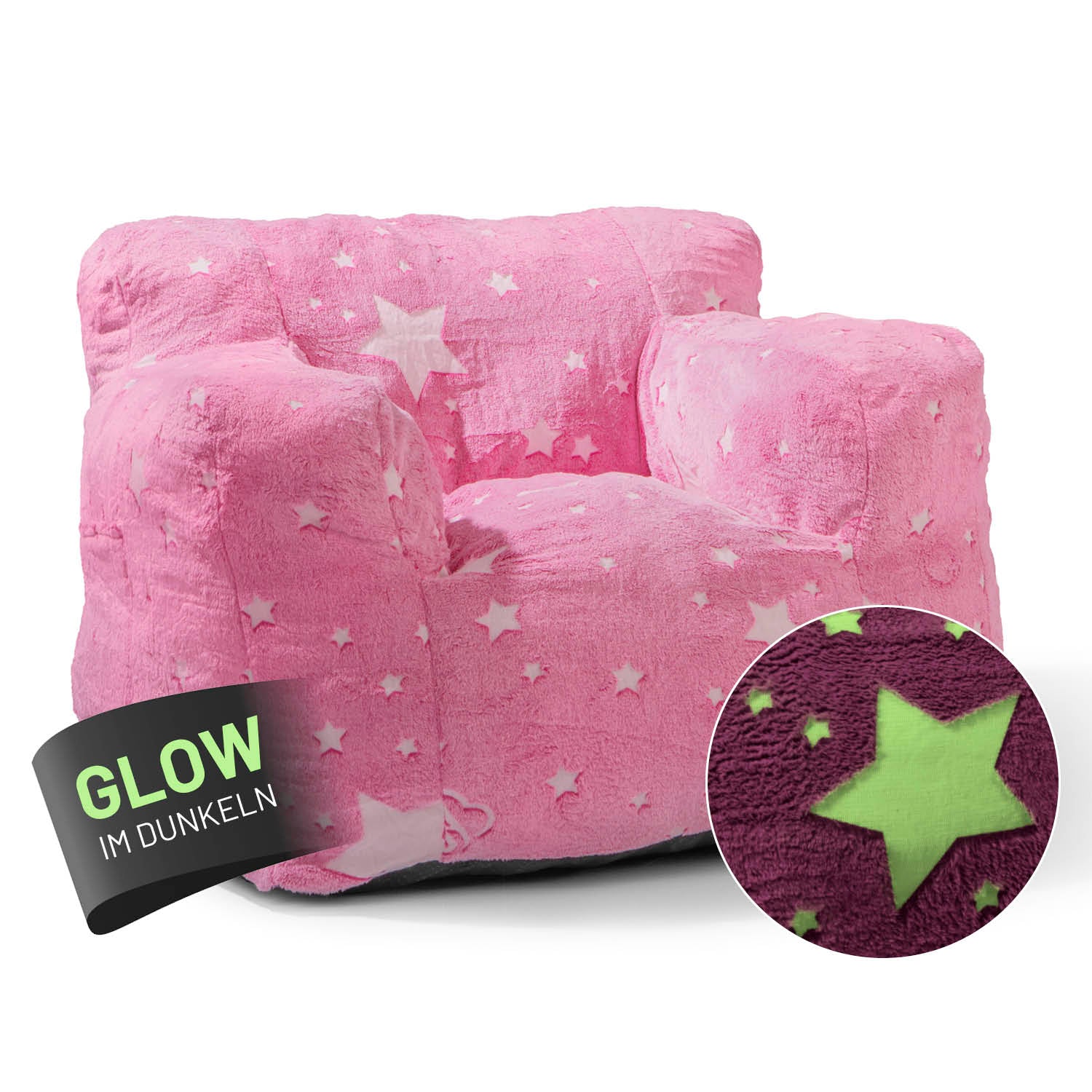 Sessel „Glow in the Dark“ - Pink