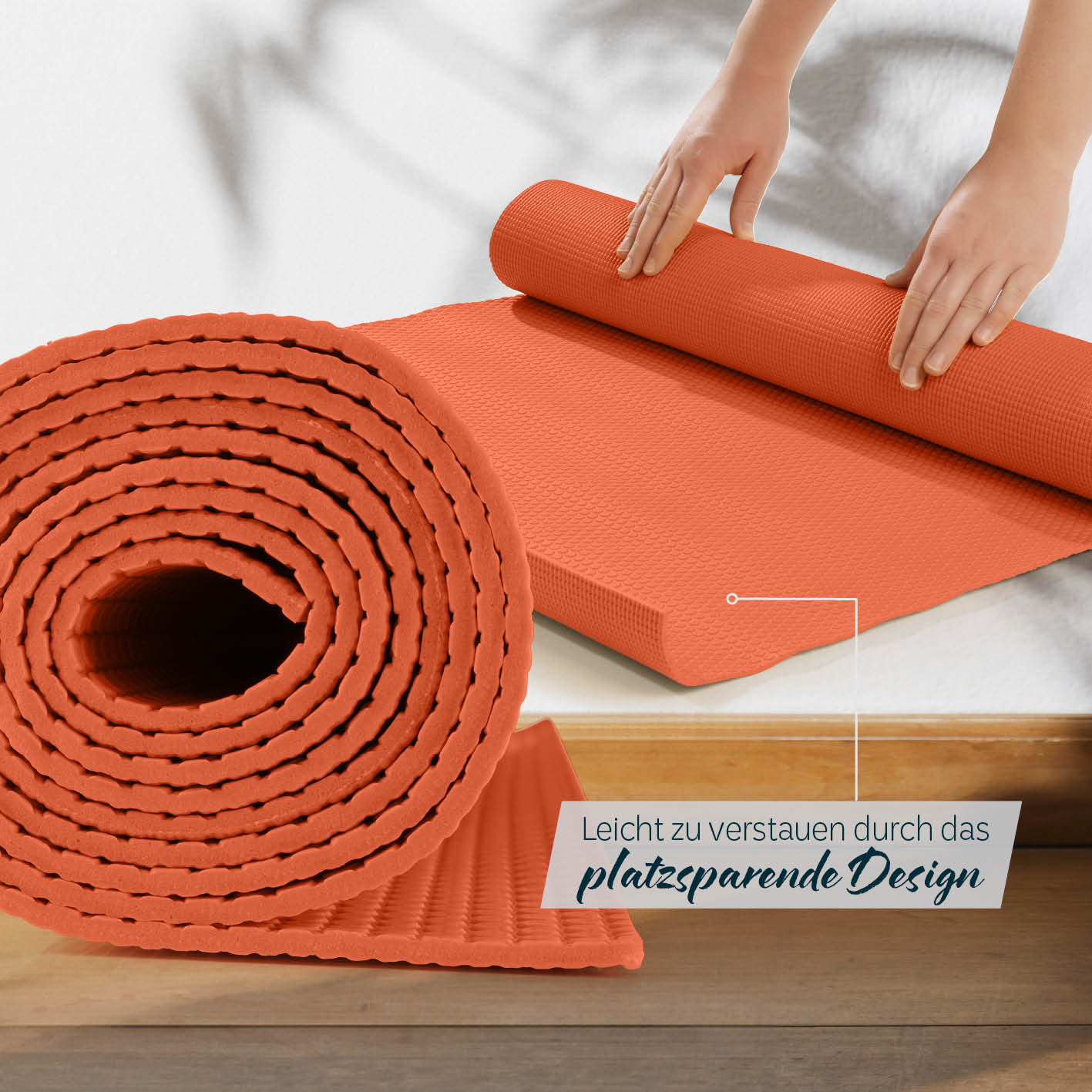 Yogamatte Kirana - 183 x 61 x 0,4 cm - Orange