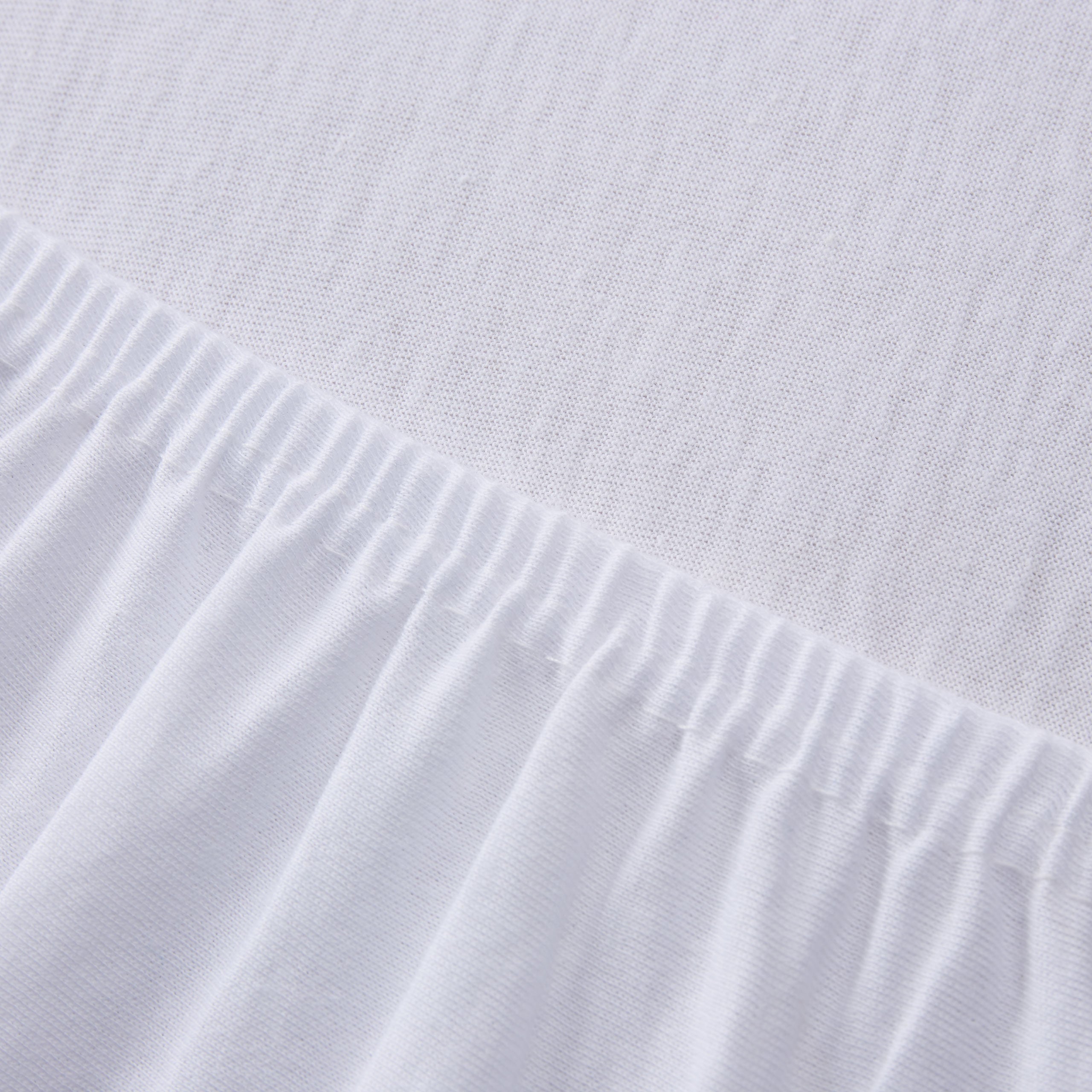 Comfort Jersey Spannbettlaken - 160 g/m² 100% Baumwolle - 180-200 x 200 cm - Weiß