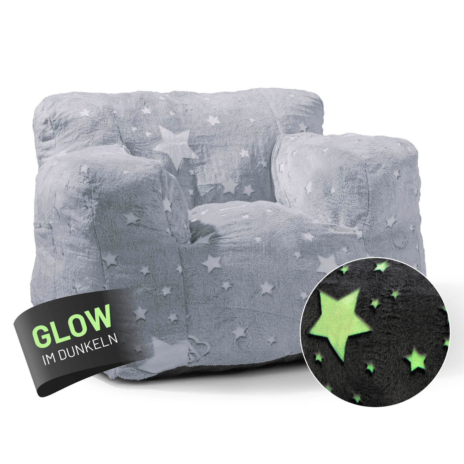 Sessel „Glow in the Dark“ - Grau