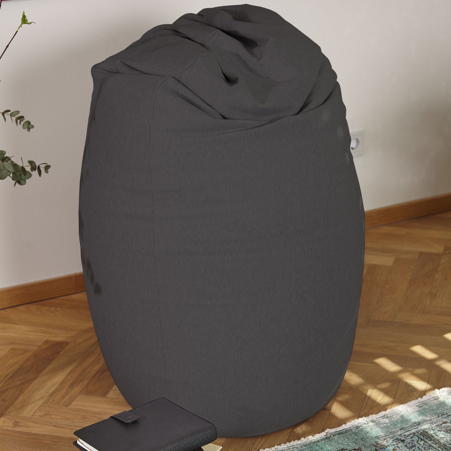 Flexi Comfort Sitzsack (380 L) - indoor - Dunkelgrau