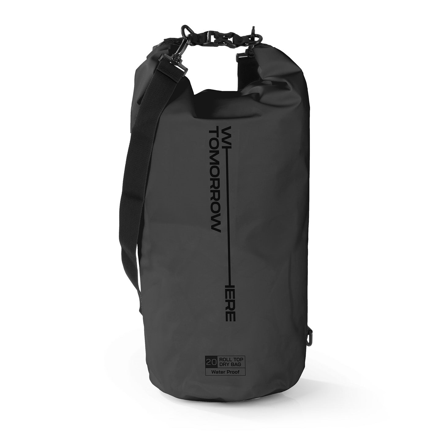 Dry Bag 20L - Style 02 - Schwarz