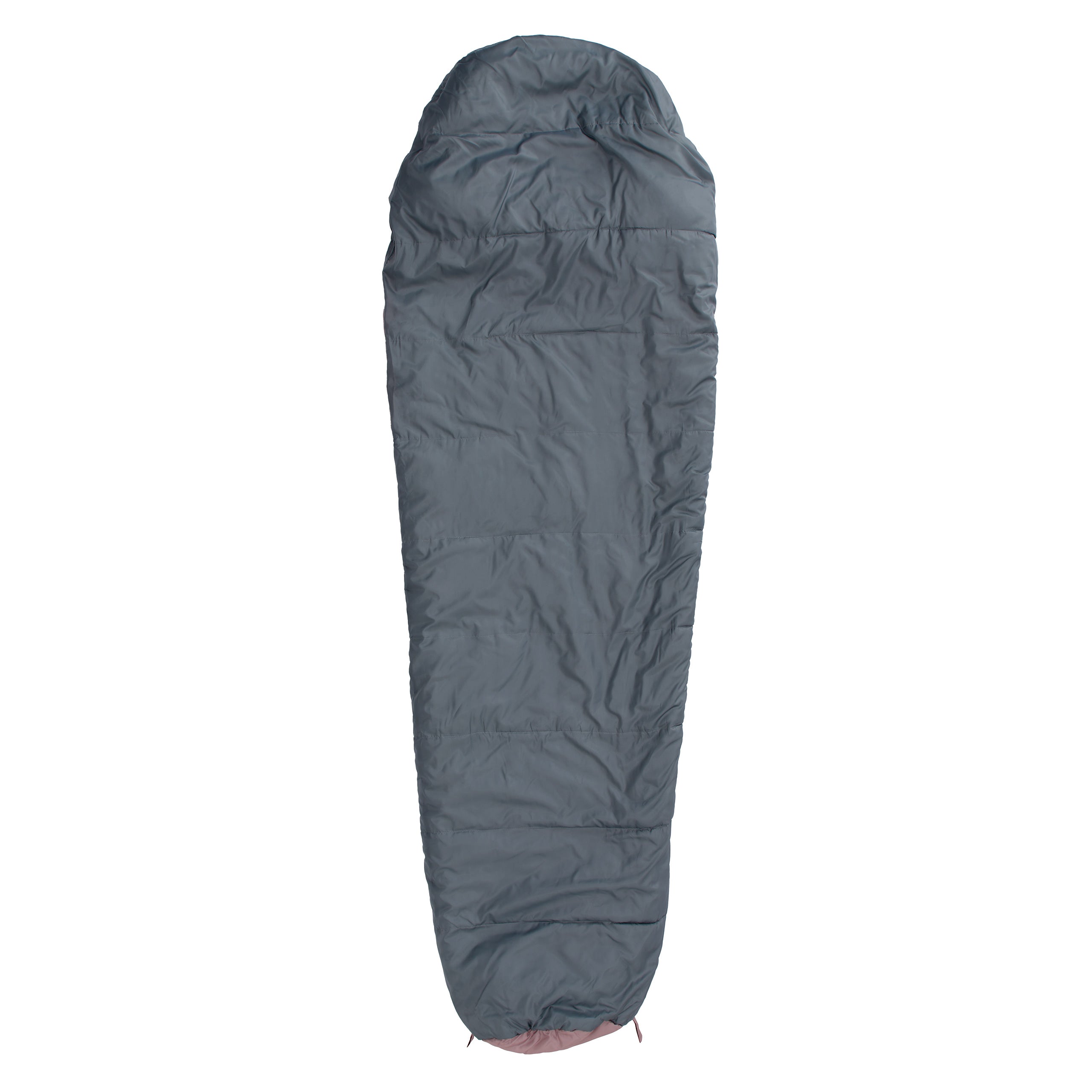 Camping Schlafsack Classic - Mumienschlafsack mit Tasche - 230 x 80 x 55 cm - Rosé