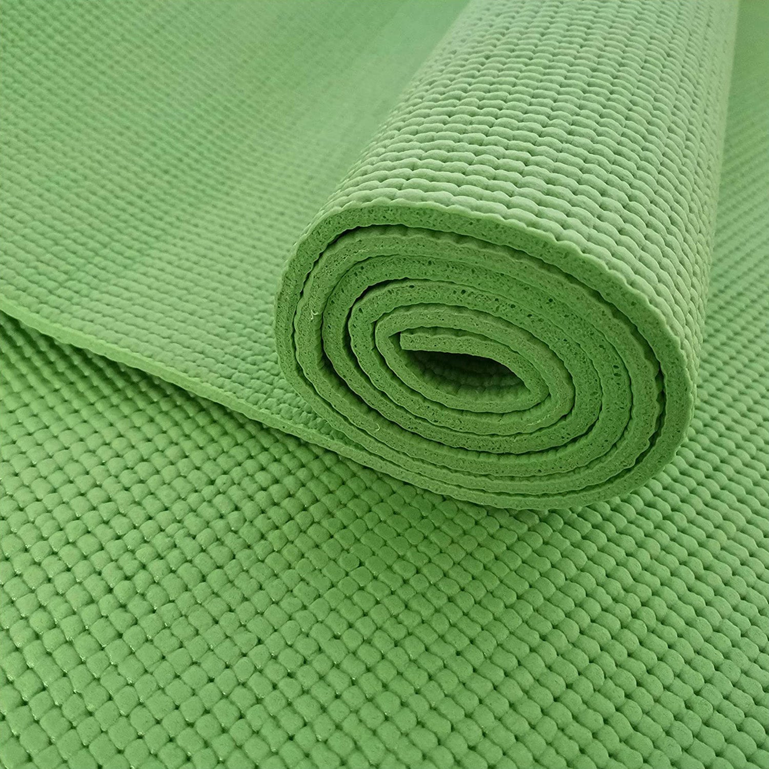 Fitnessmatte Yogamatte "Annapurna Comfort" - 183 x 61 - Pilates Workout Matte - Grün