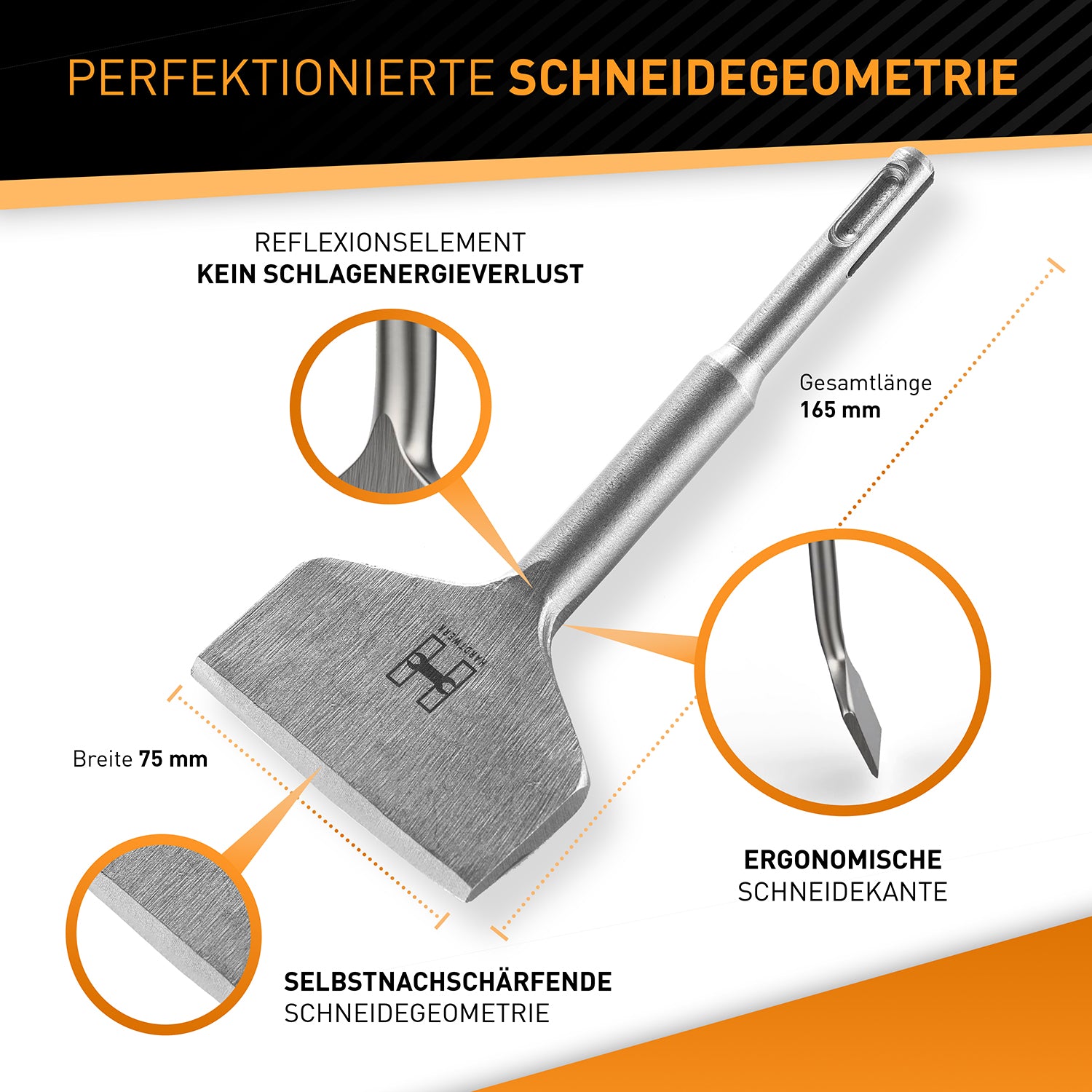 Fliesenmeißel für Bohrhammer