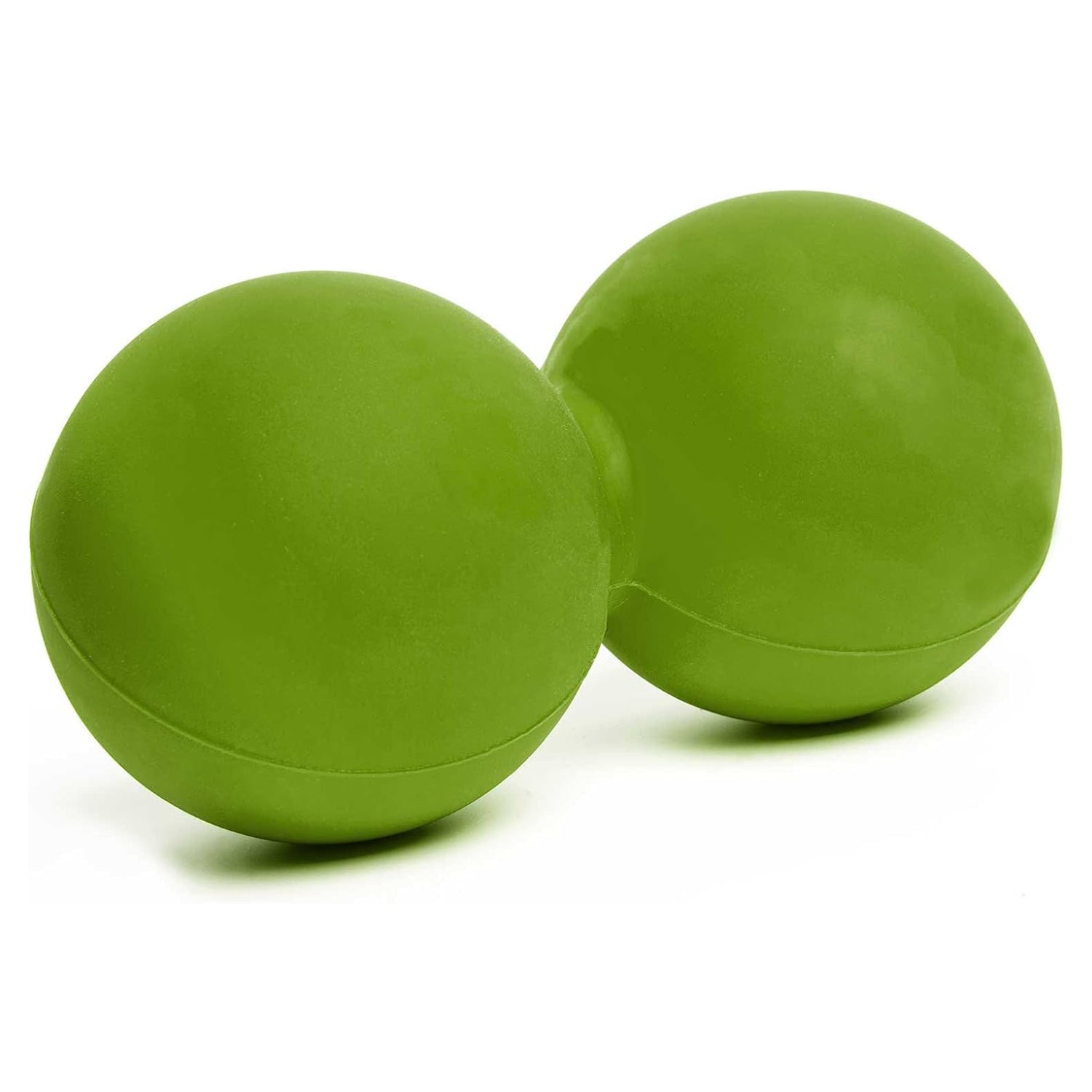 Double Faszienball -  Massageball Globo - ca 8cm Durchmesser aus Silikon - Grün