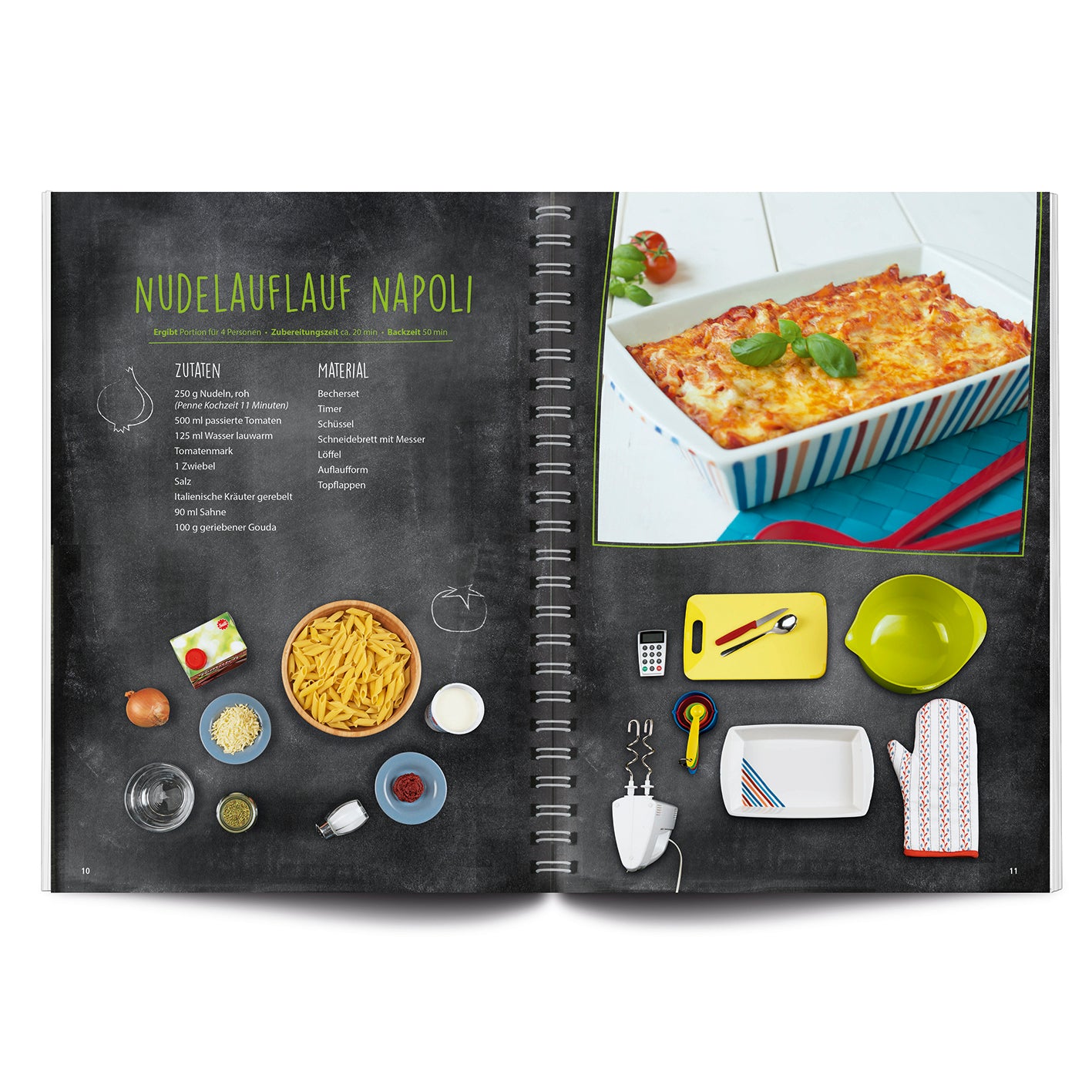 Rezeptbuch inkl. Messbecher-Set - Band 5 - Ofen-Rezepte für die ganze Familie (DIN-A5)