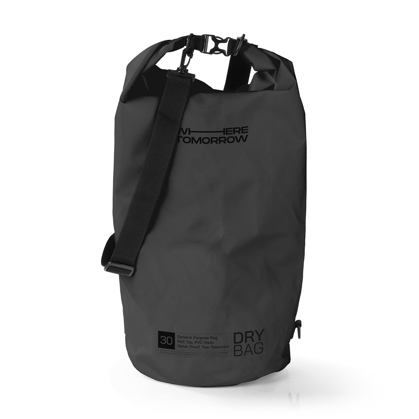 Dry Bag 30L - Style 01 - Schwarz