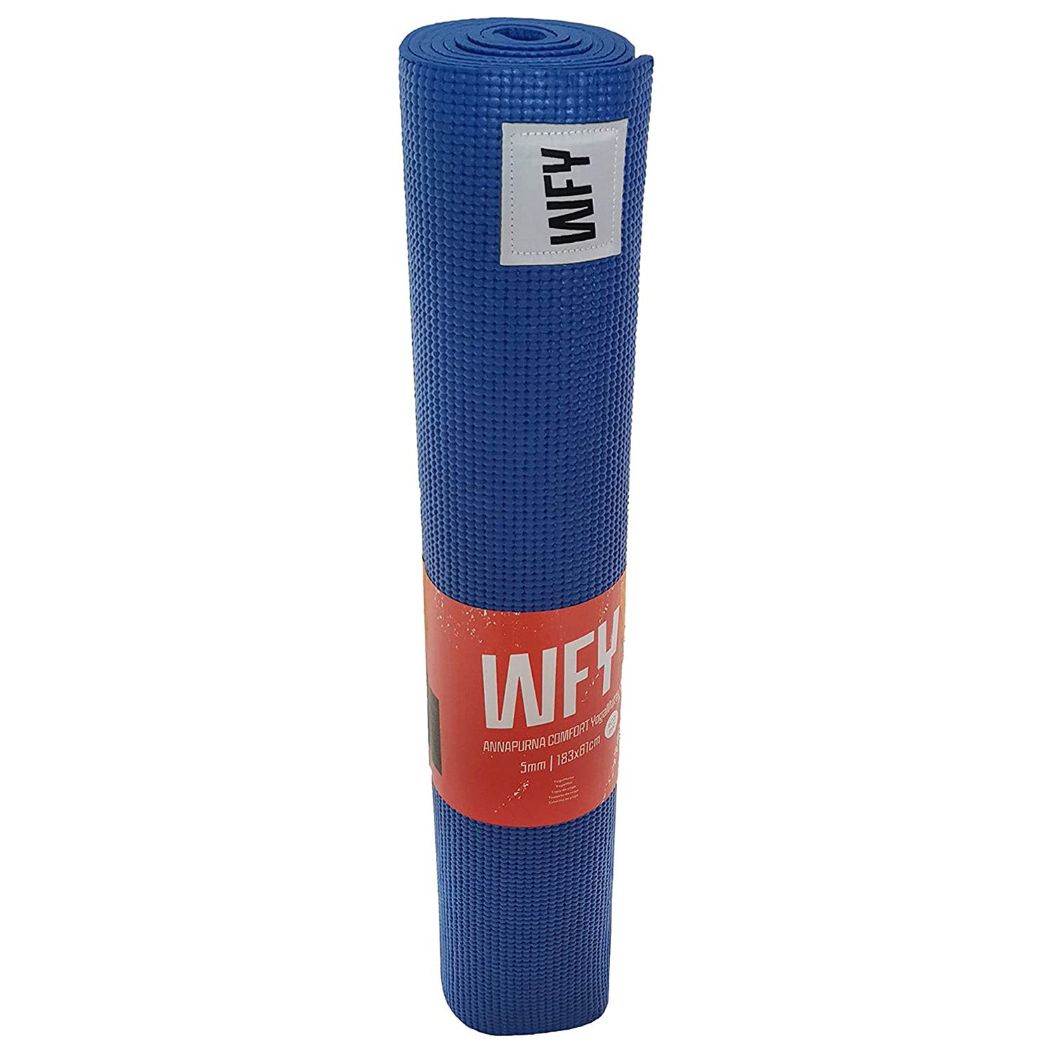 Fitnessmatte Yogamatte "Annapurna Comfort" - 183 x 61 - Pilates Workout Matte - Blau