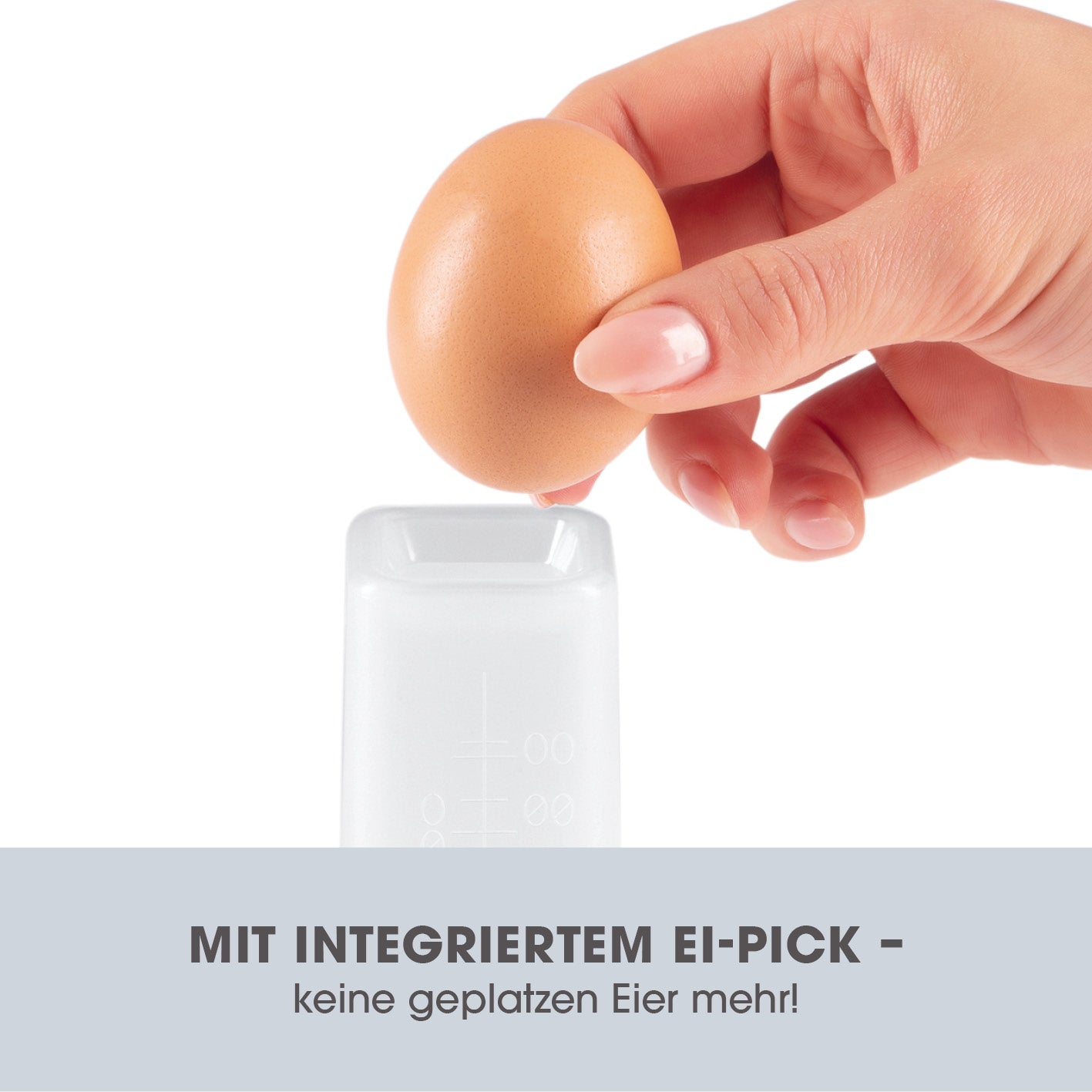 Eierkocher Kompakt 2.0 - schwarz/silber