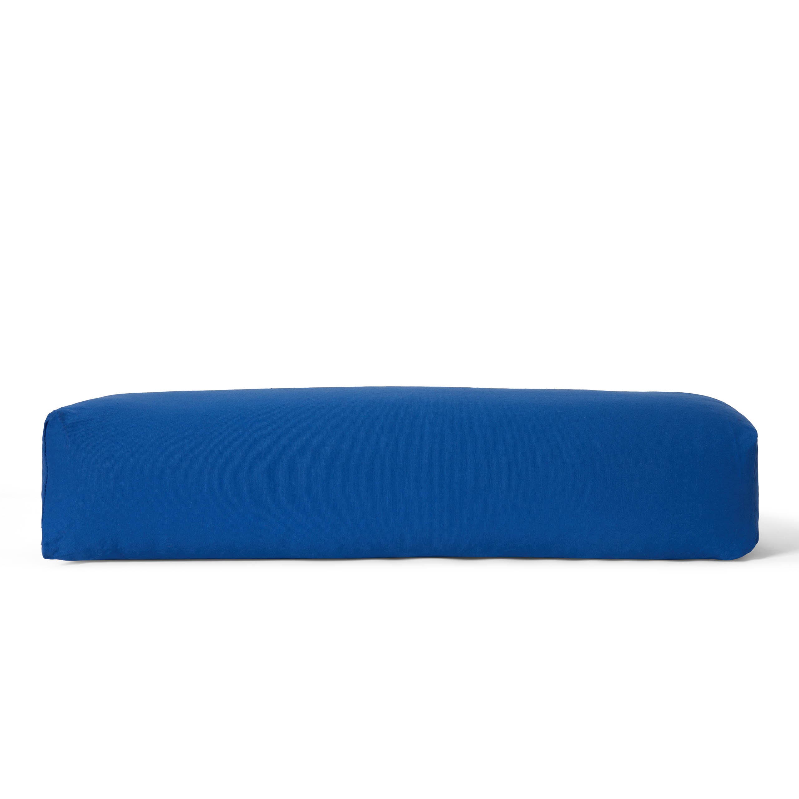 Yoga-Bolster Paravati - gefüllt mit Bio-Dinkelspelz - 67 x 22 x 13 cm - Navyblau