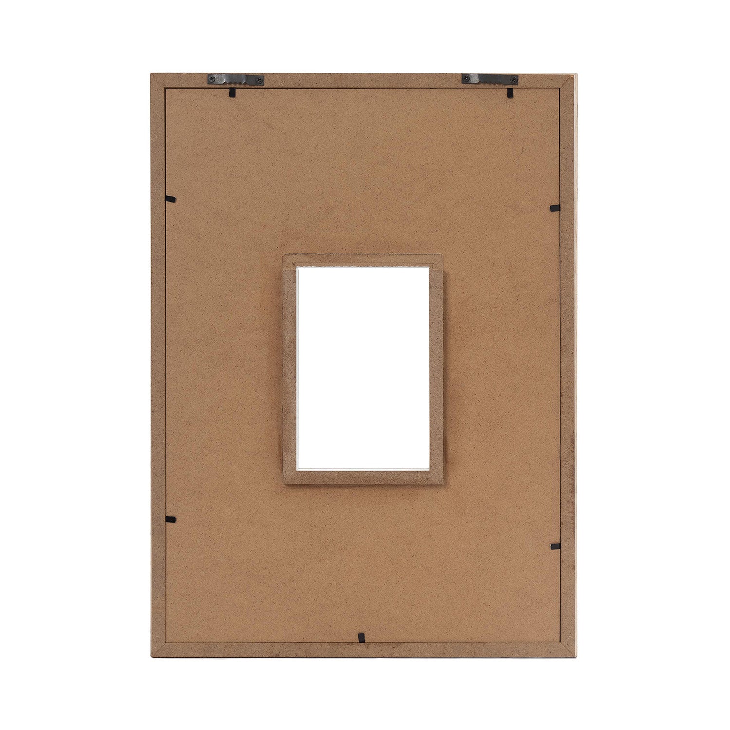 Gästebuch aus Holz mit Fotorahmen in der Mitte + 75x individuell gestaltbare Holzherzen - Holzrahmen