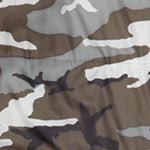 Camping Schlafsack Small & Light - Mumienschlafsack mit Tasche - 220 x 80 x 50 cm - Camouflage Grau