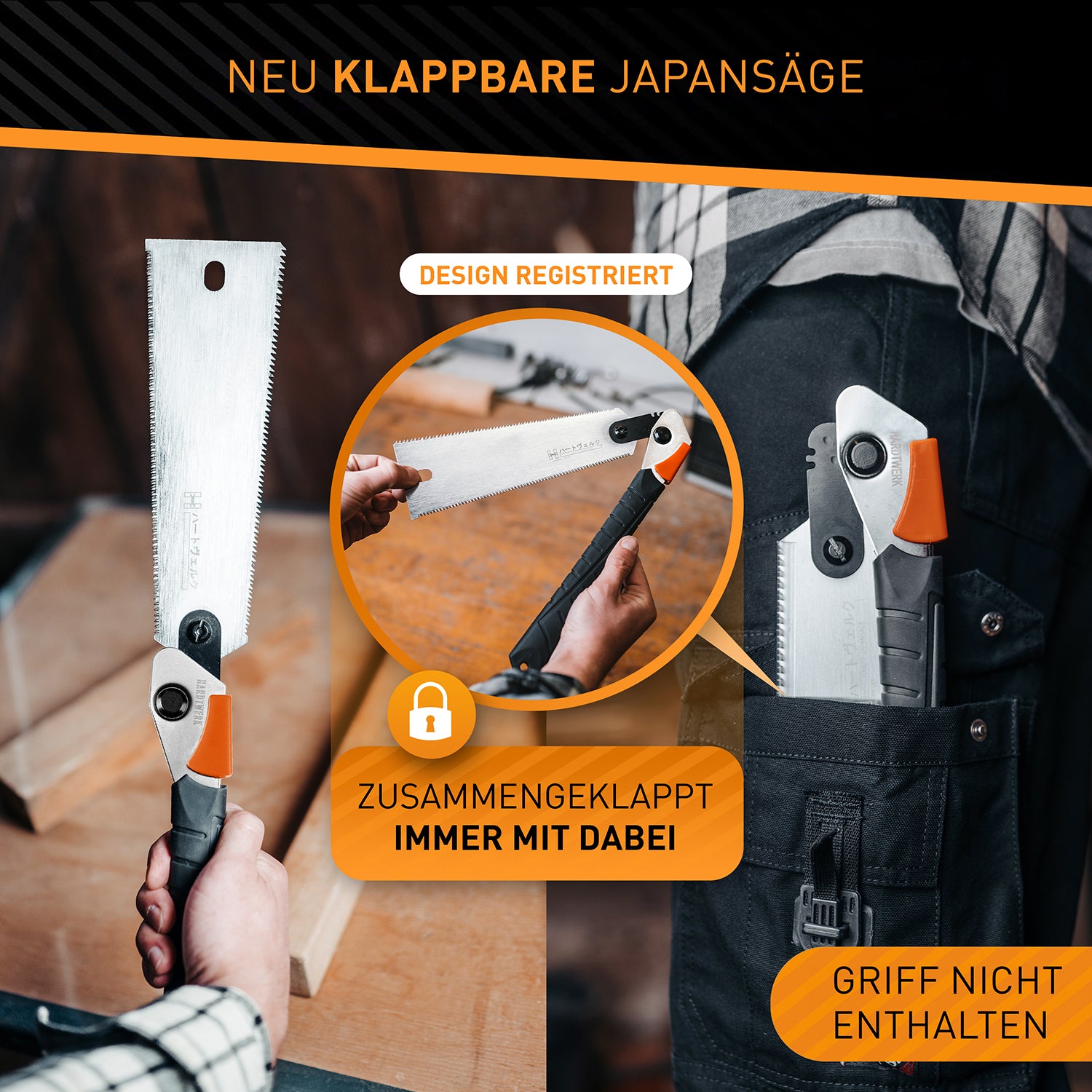 Ersatzsägeblatt für Japansäge Hanzo - 240 mm