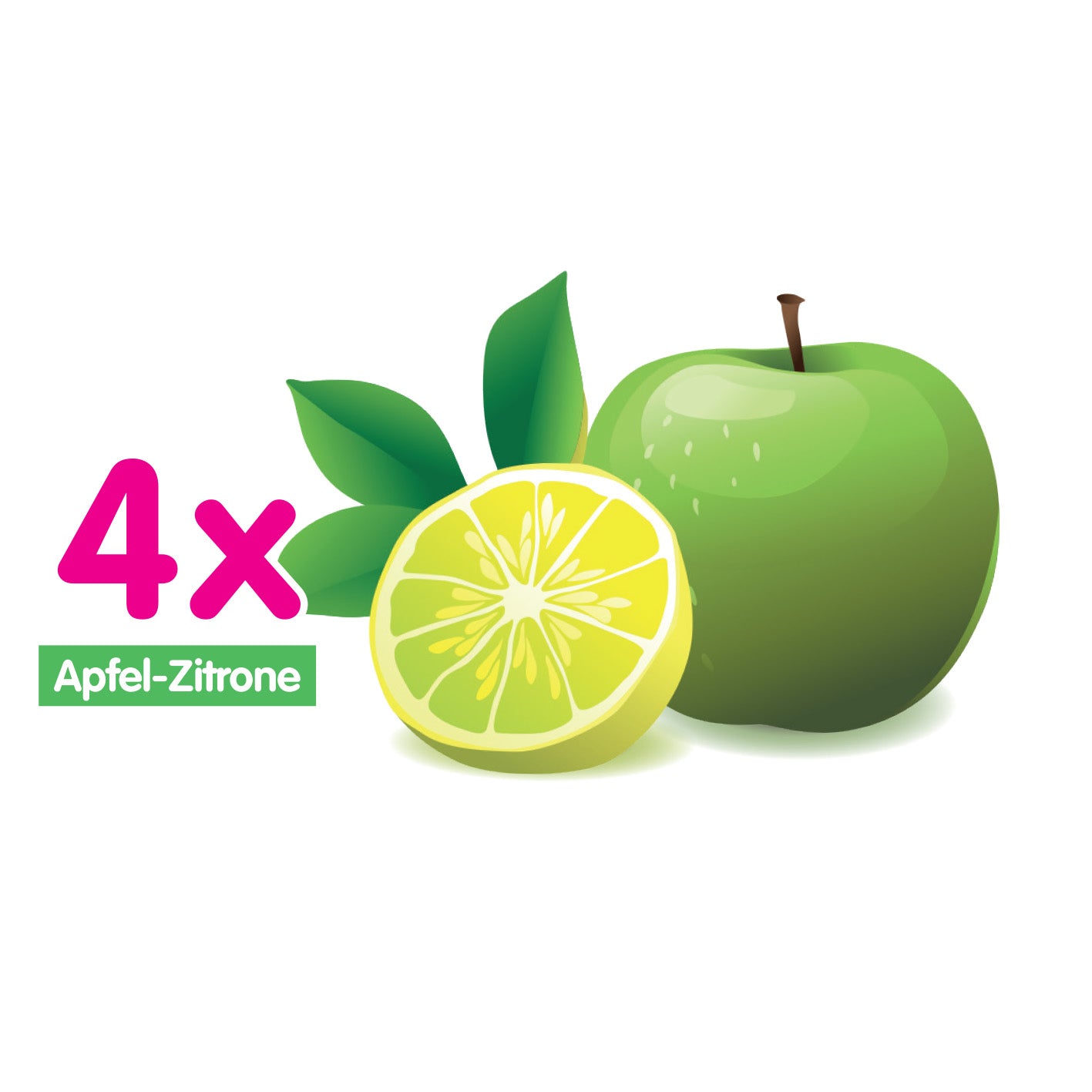 Abfluss-Fee Waschbecken - 4x Duftstein Zitrone/Apfel