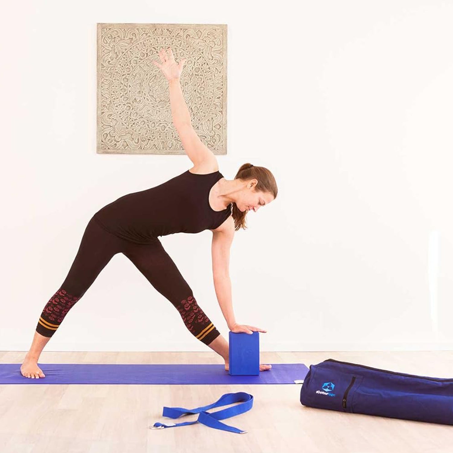 Yogatasche Mangala für Yogamatten bis 180 x 64 cm - Weiß