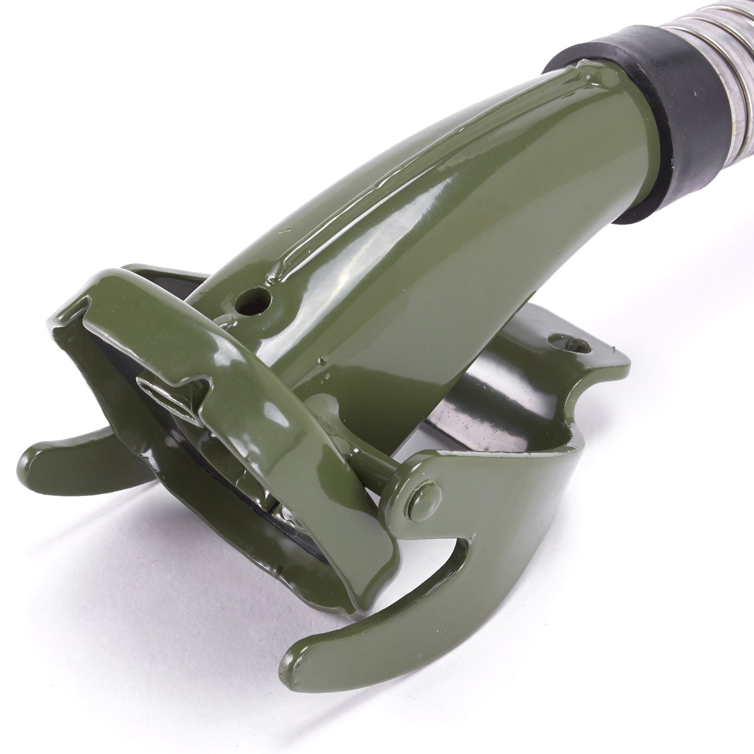 Flexibler Ausgießer für Benzin für Metall-Kraftstoffkanister Olivgrün