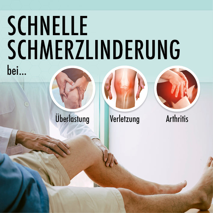 Knie-Bandage mit Kupfer- und Carbonfasern - 2er-Set