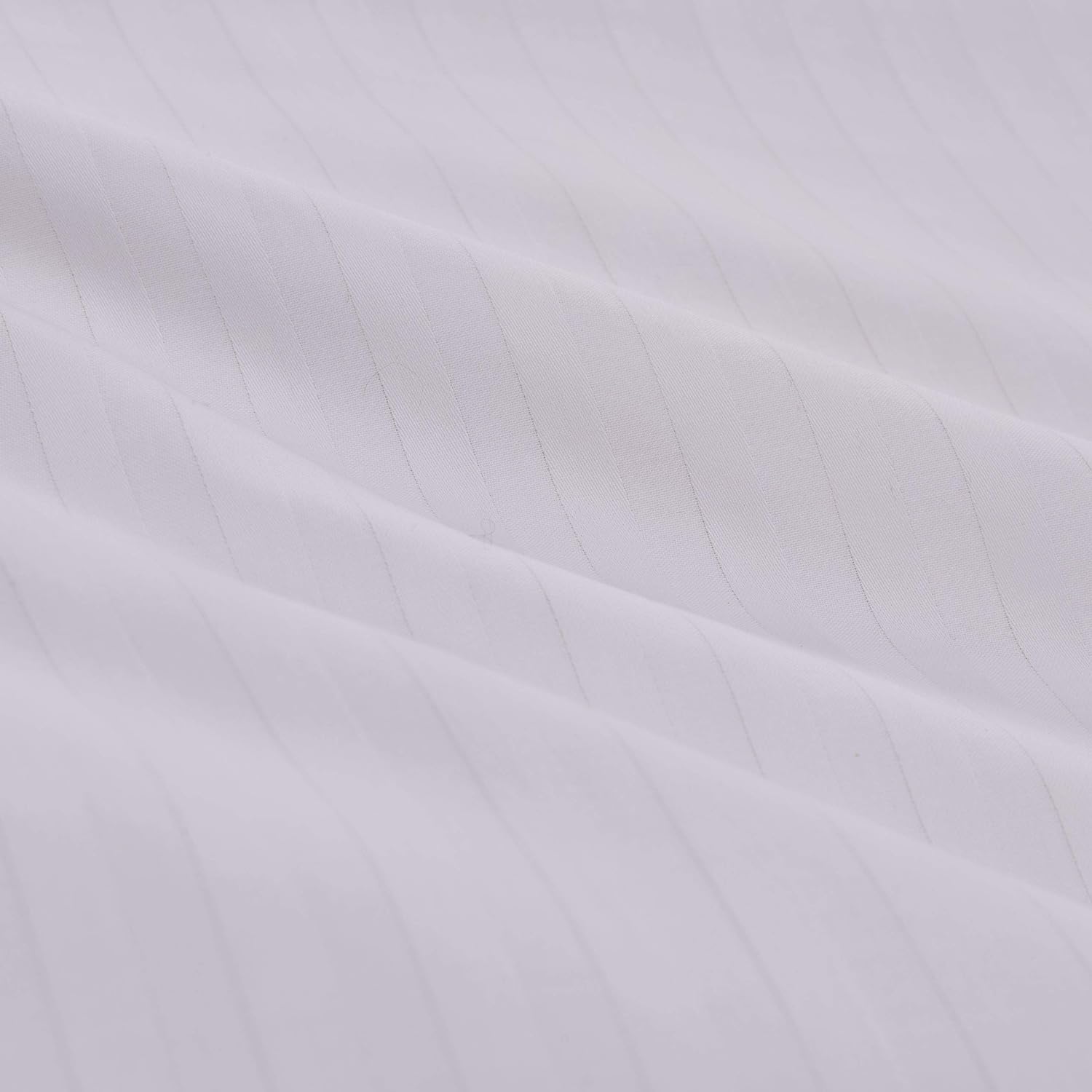 Bettwäsche-Set Damast - Kissen 80 x 80 cm - Bettdecke 135 x 200 cm - Weiß