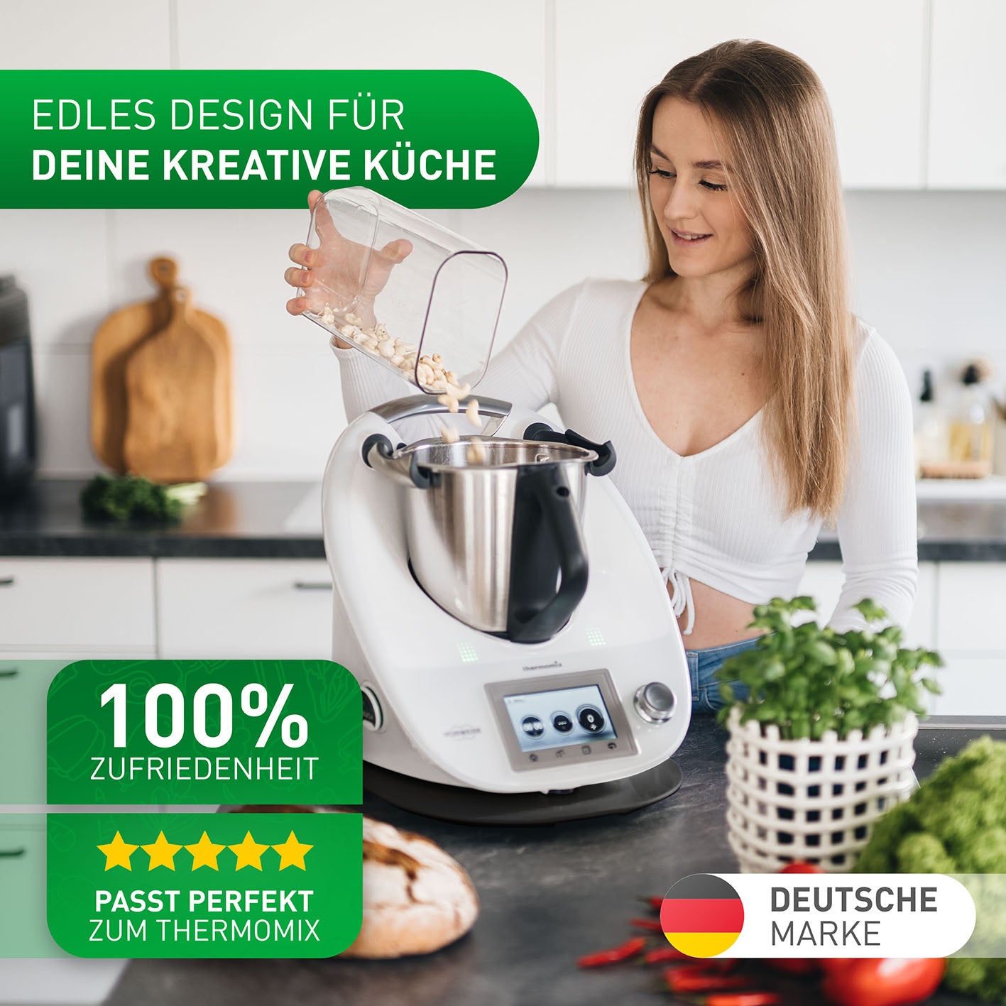 Gleitbrett für Thermomix - Schwarz