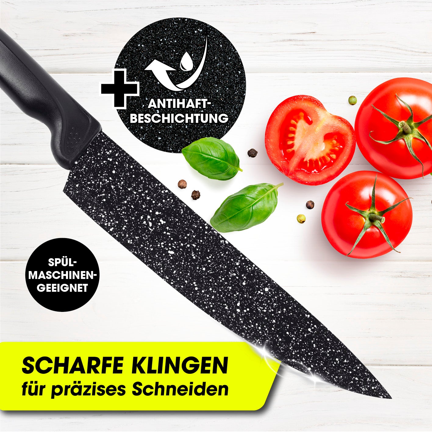 Messerset inkl. Sparschäler - 6-tlg.
