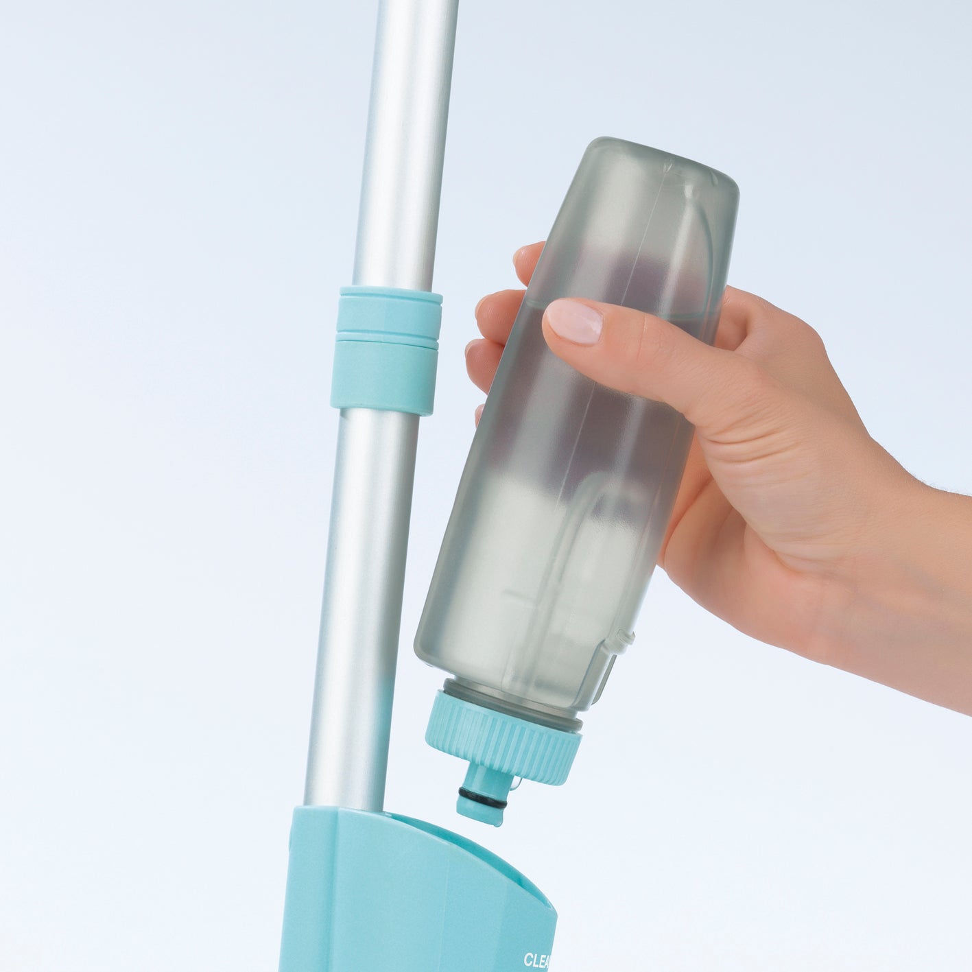 Spray-Mopp - Abnehmbarer Wassertank - türkis